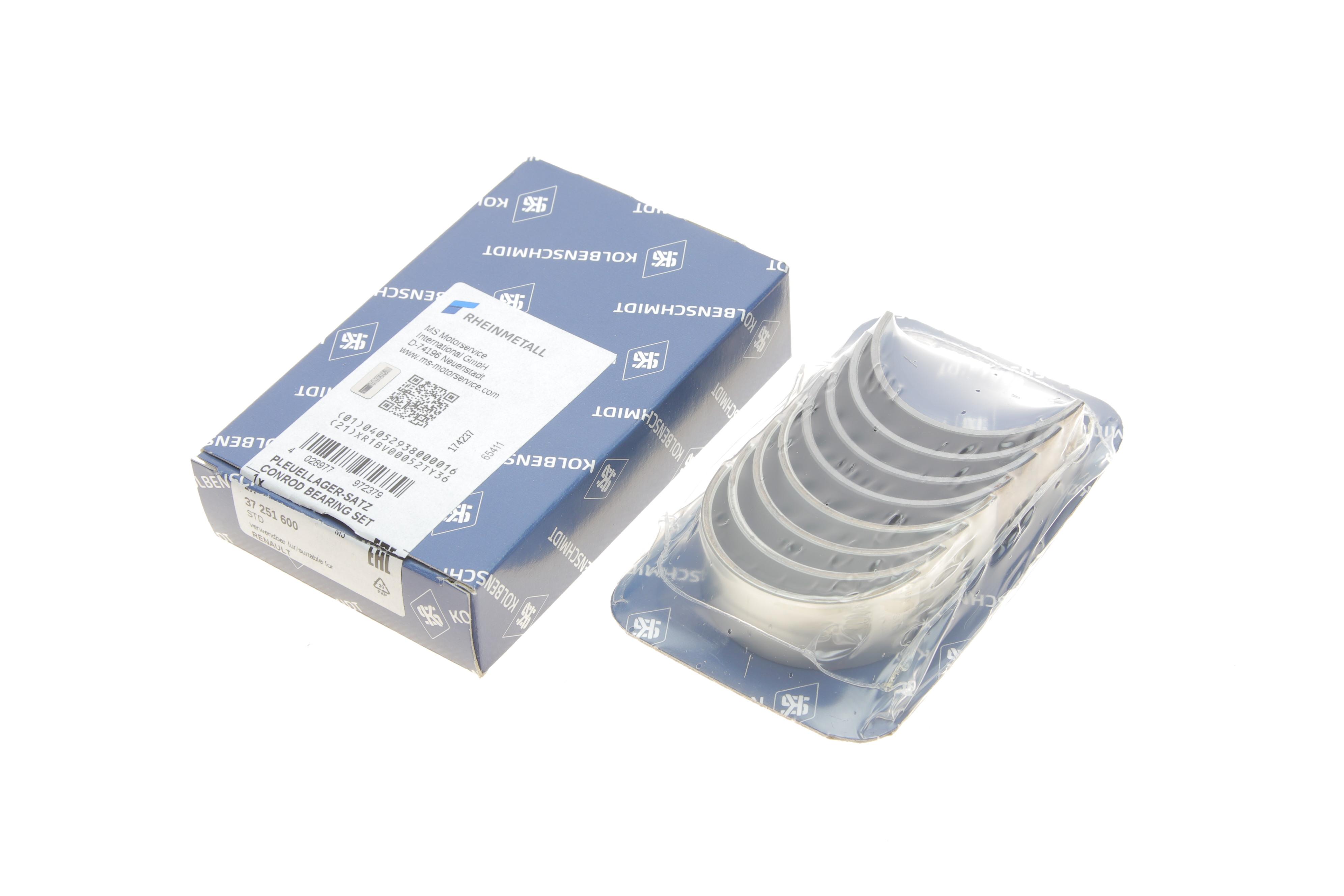 Вкладиші шатунні Renault Scenic IV 1.3TCe/MB A-Class (W177)/B-Class (W247) 1.3 (M282) 18- (STD)