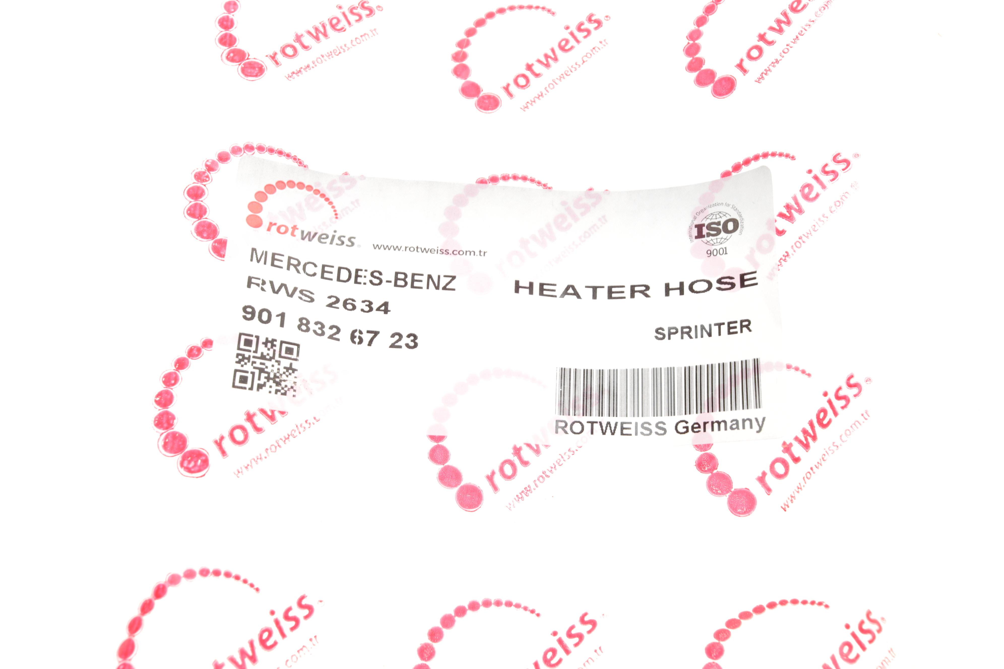 Патрубок пічки MB Sprinter 2.2CDI 00-06 (OM611)