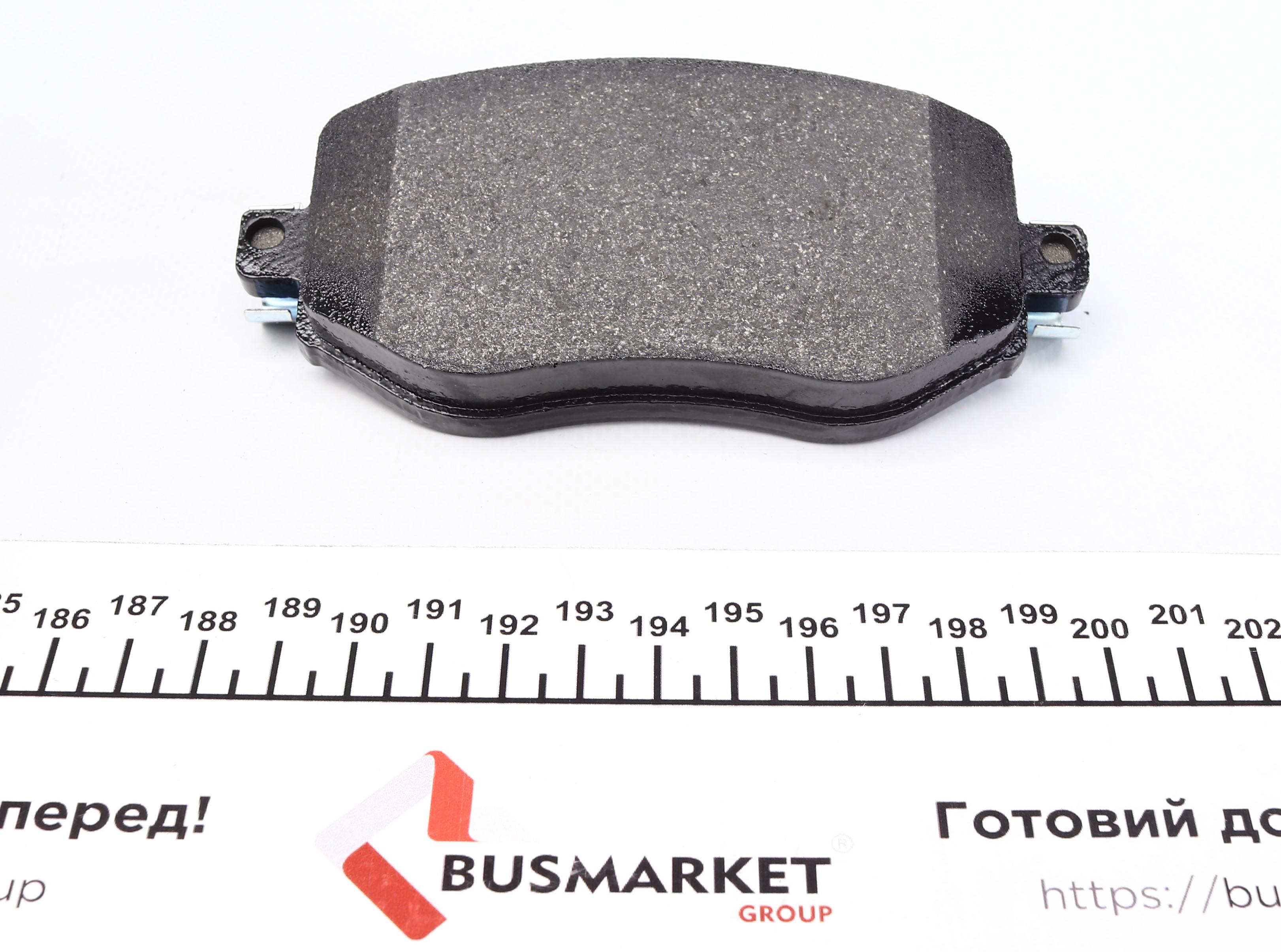 Колодки гальмівні (передні) Renault Megane IV 15- (TRW) Q+