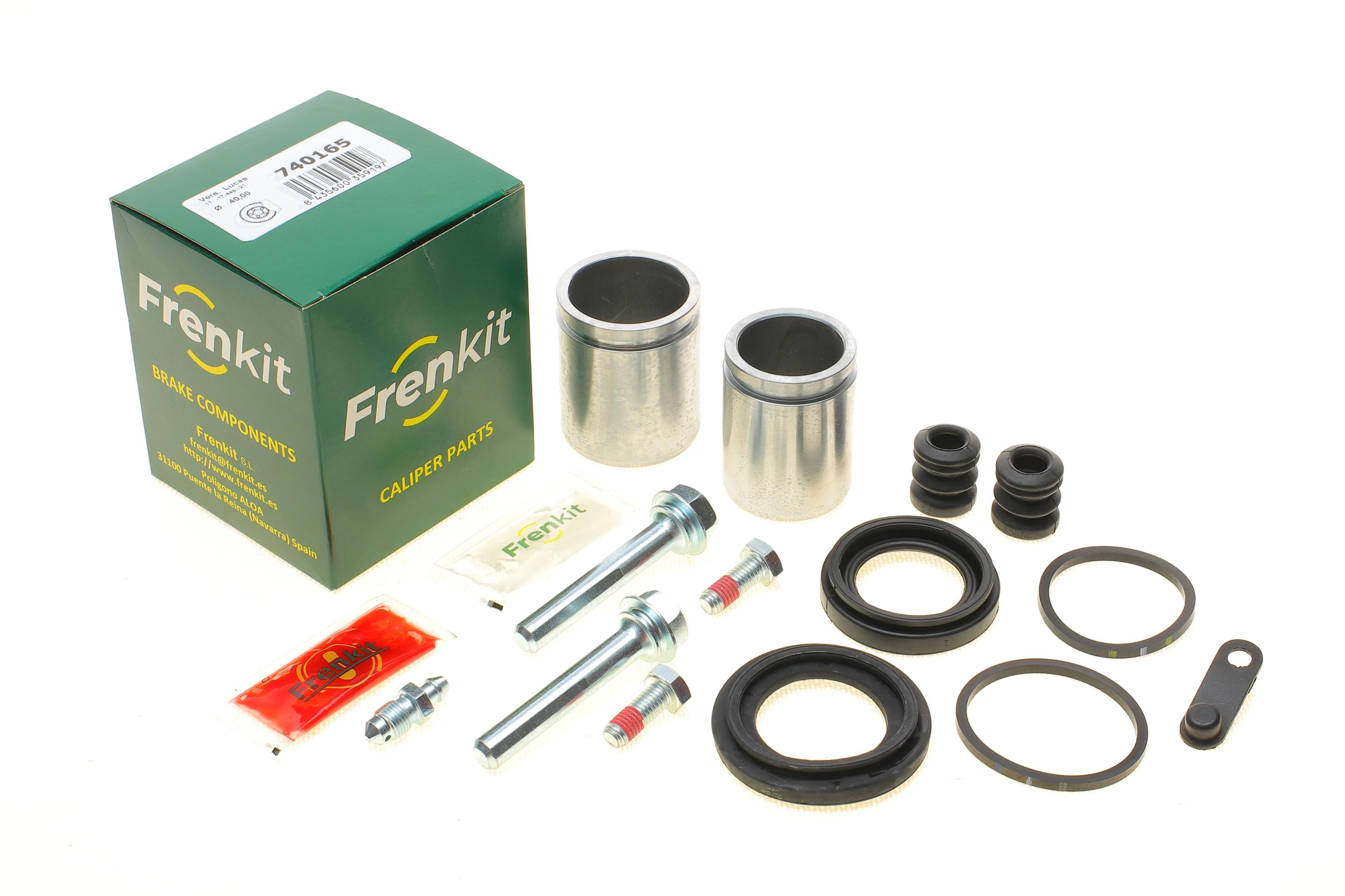 Ремкомплект супорта (переднього) Audi 80/100 -99 (d=40mm) (+2 поршня/направляюча) (Trw)