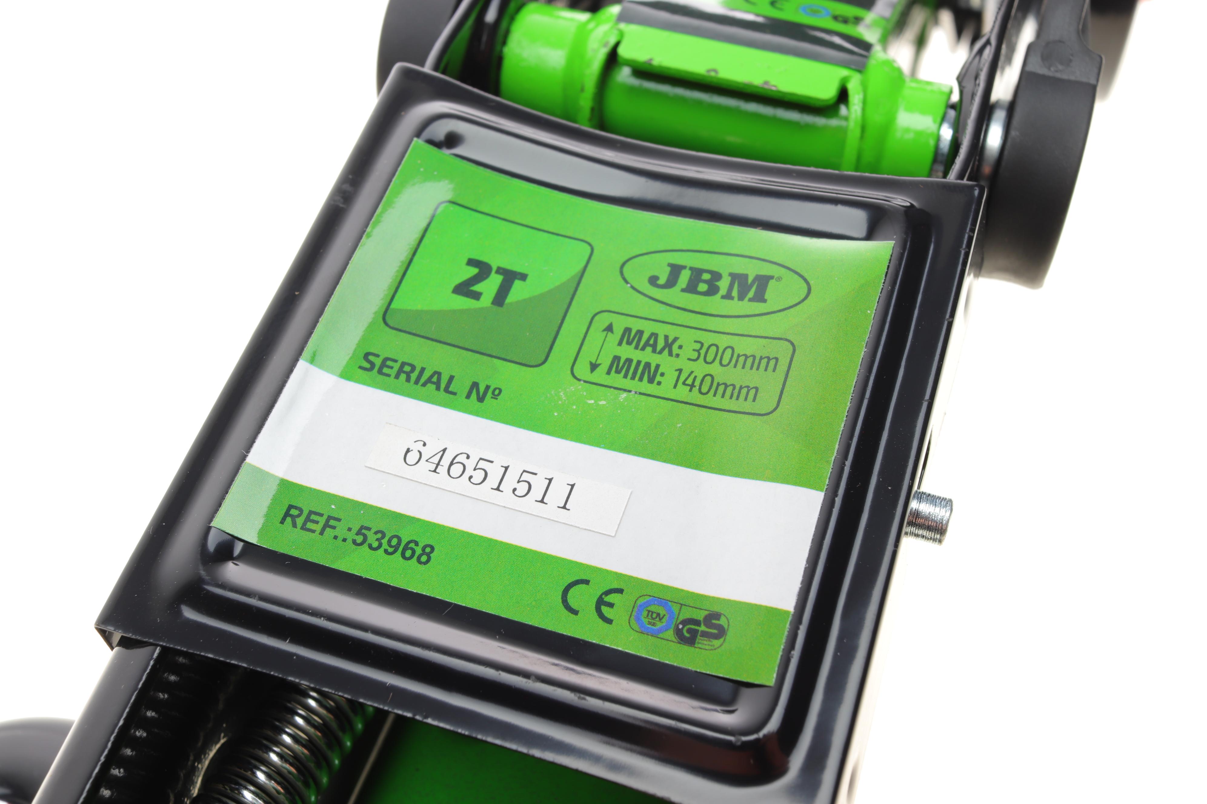 Домкрат підкатний гідравлічний 2 т h=130-300 мм