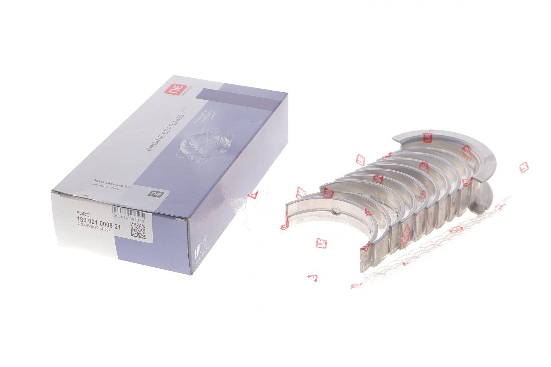 Вкладиші корінні Ford Transit 2.0/2.4D 00- (+0.50) = 6021075000