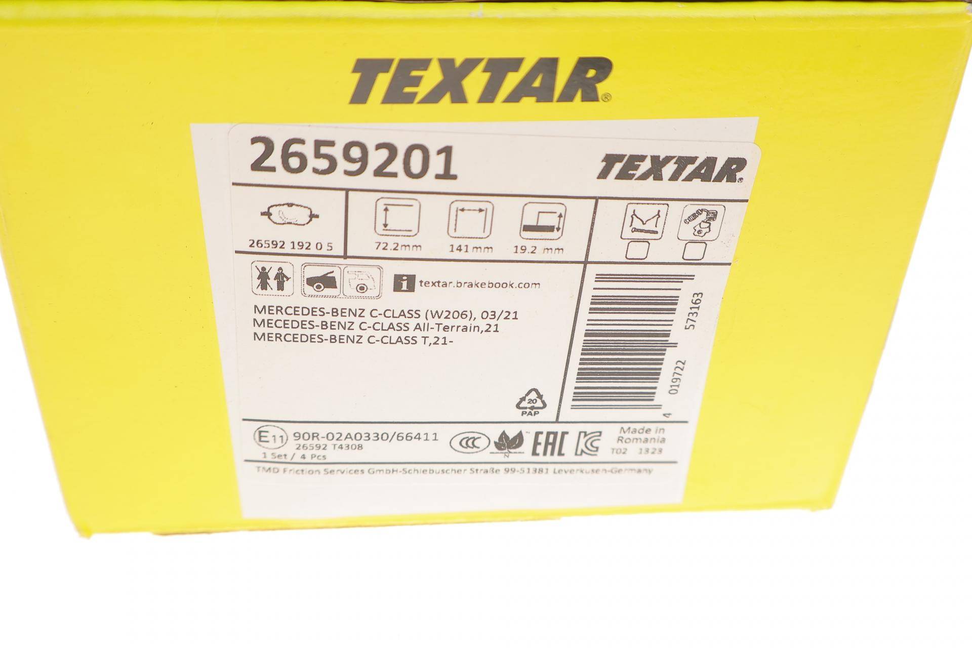 Колодки гальмівні (передні) MB C-class (W206) 21- OM654 Q+