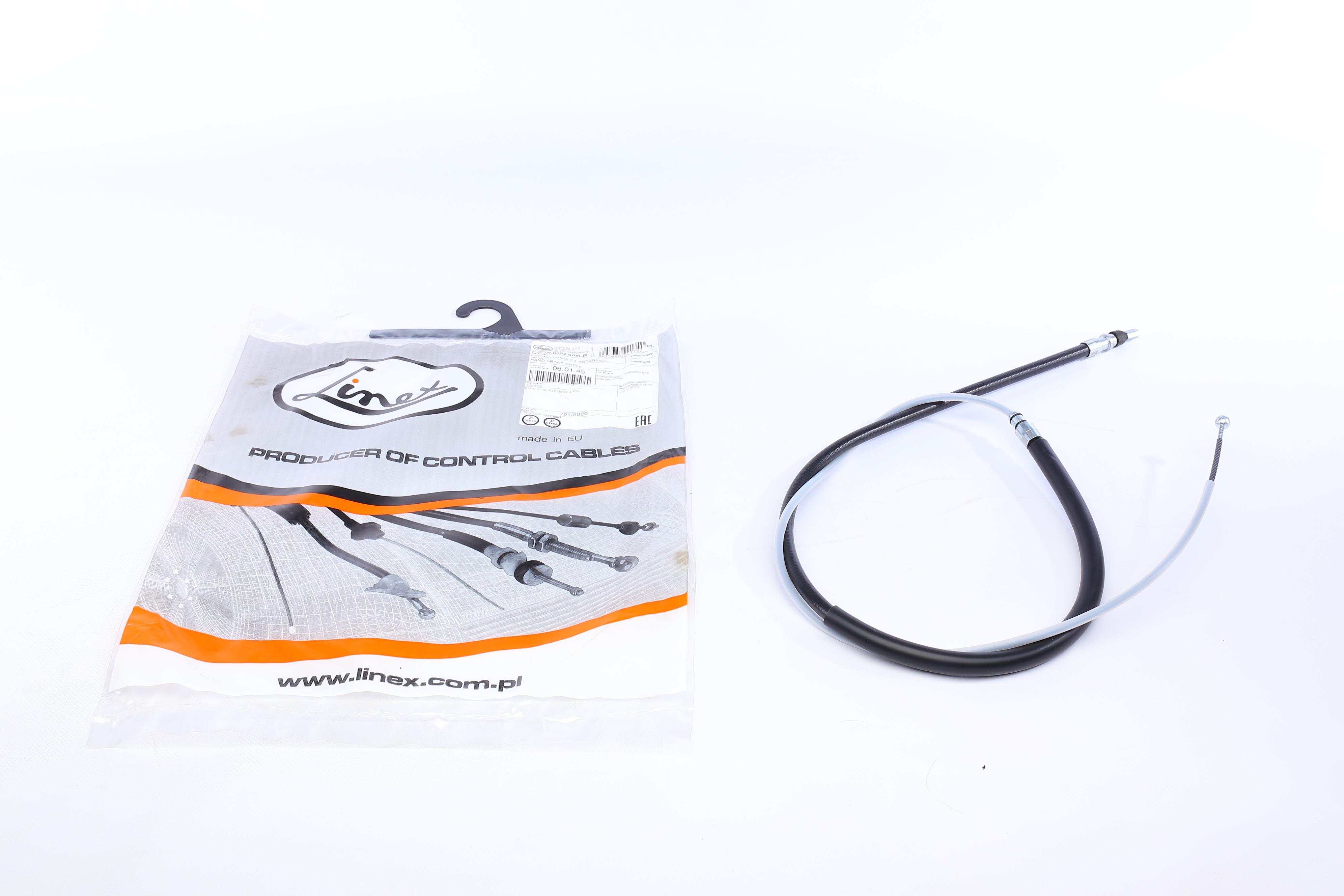 Трос ручника (задній) BMW 3(F30/F80)/3(F31)/4(F32/F82)/(F36) 11- (1585/790mm)