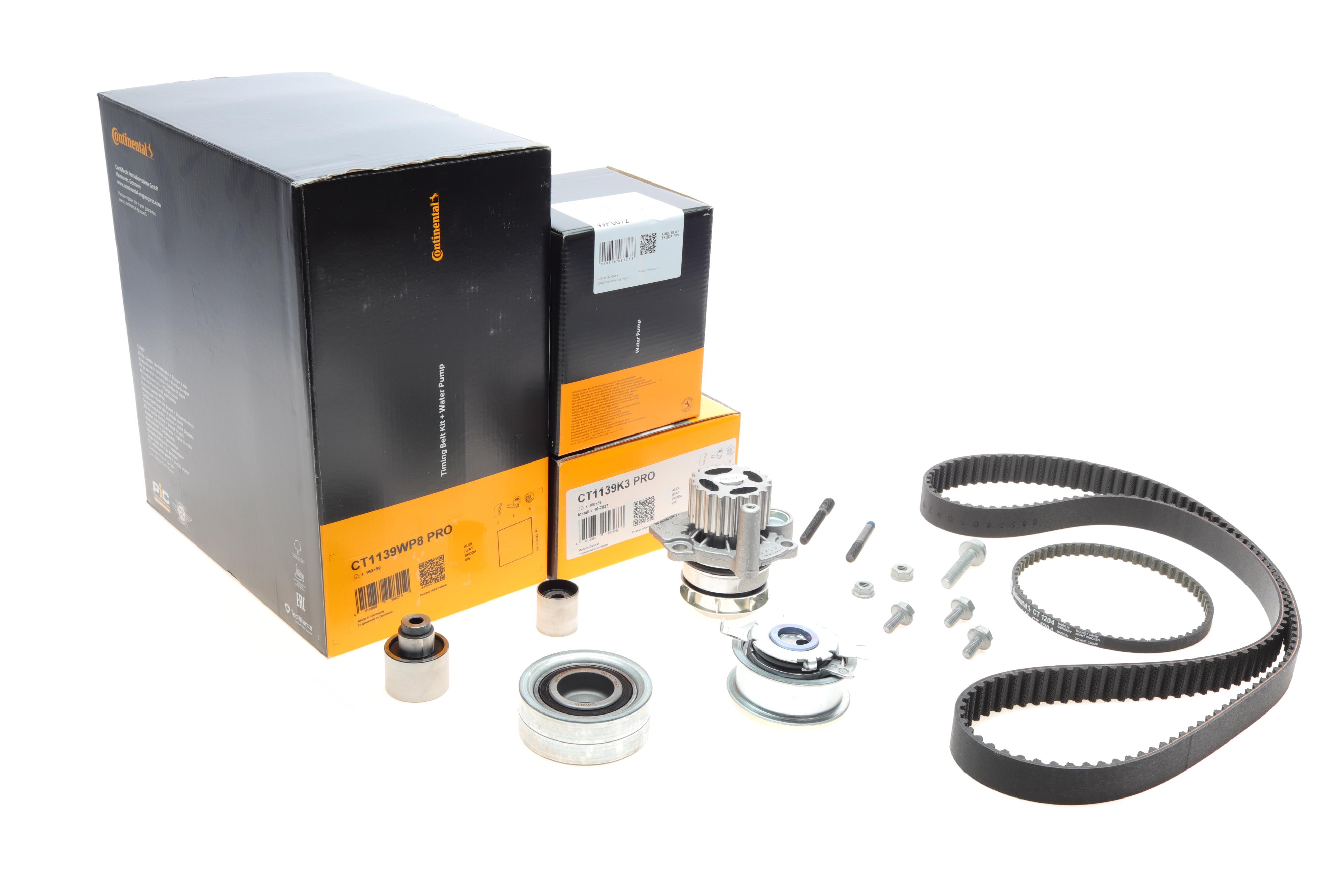 Комплект ГРМ + помпа Audi A3/A4/A5/A6/Q5/VW Caddy/Crafter/T5/T6 1.6TDI-2.0TDI 09- (25x160z)