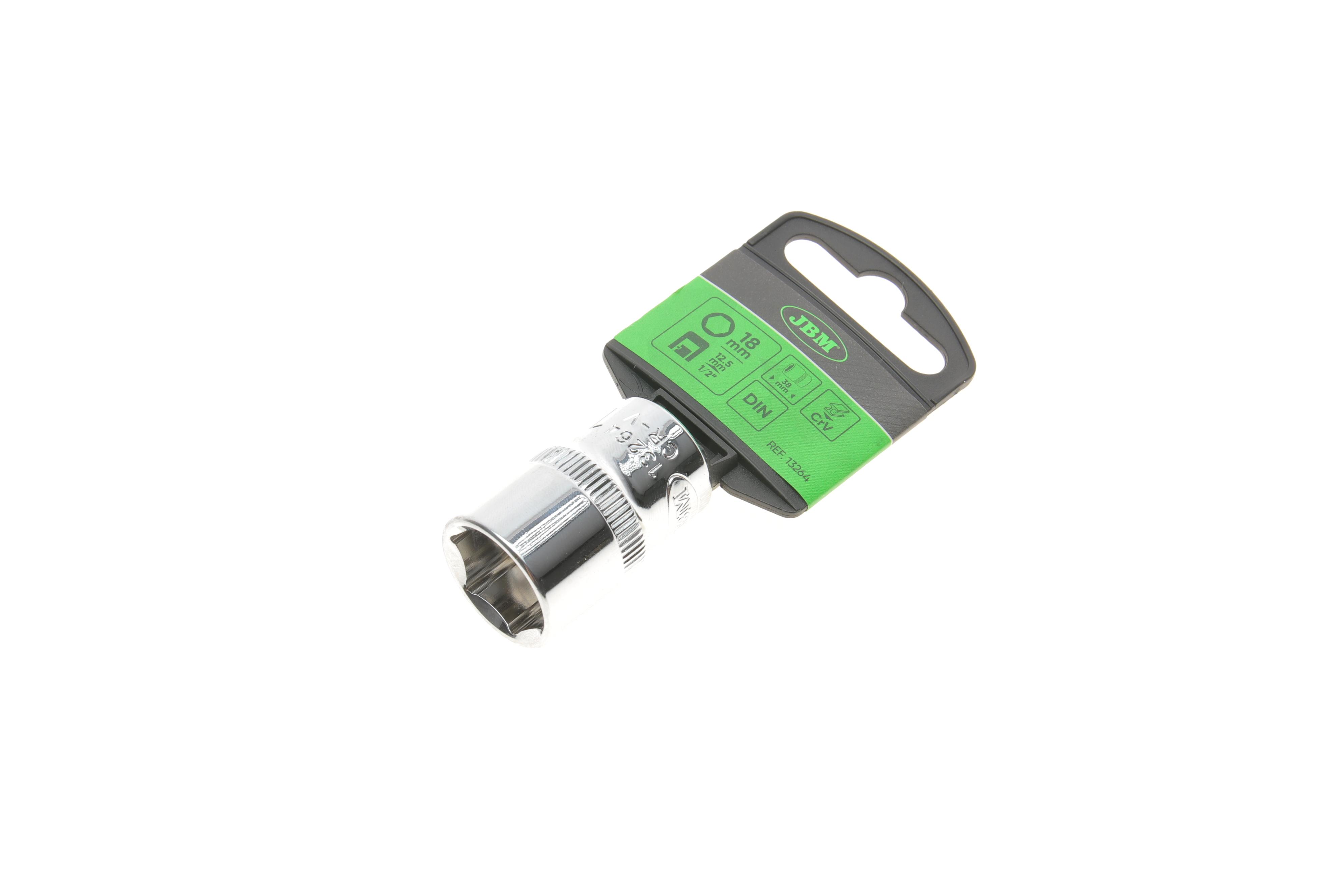 Головка торцева 1/2" 18 мм (хромована)