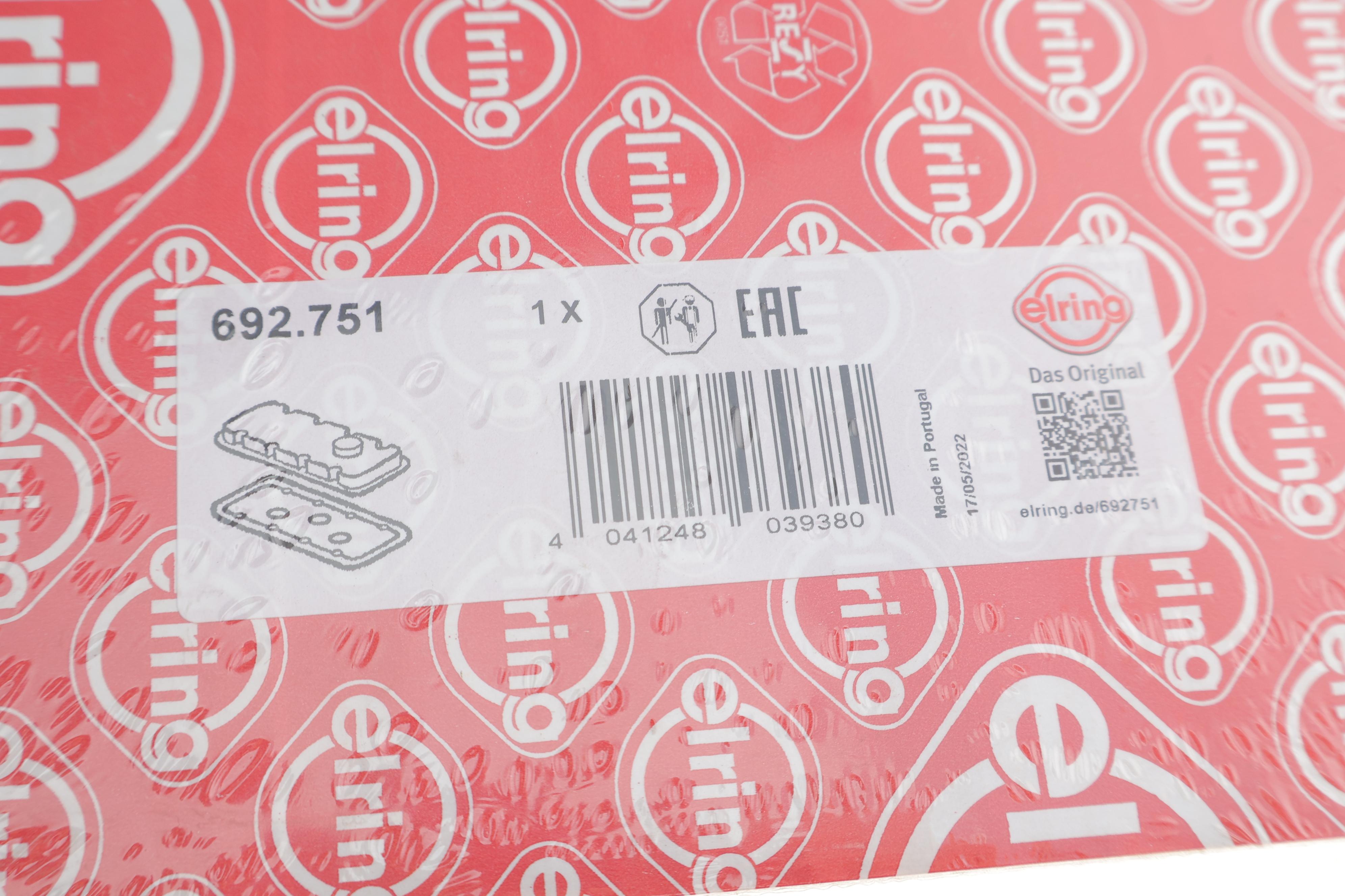 Прокладка кришки клапанів Audi 80/90/100/200 2.2 Turbo -96 (к-кт)