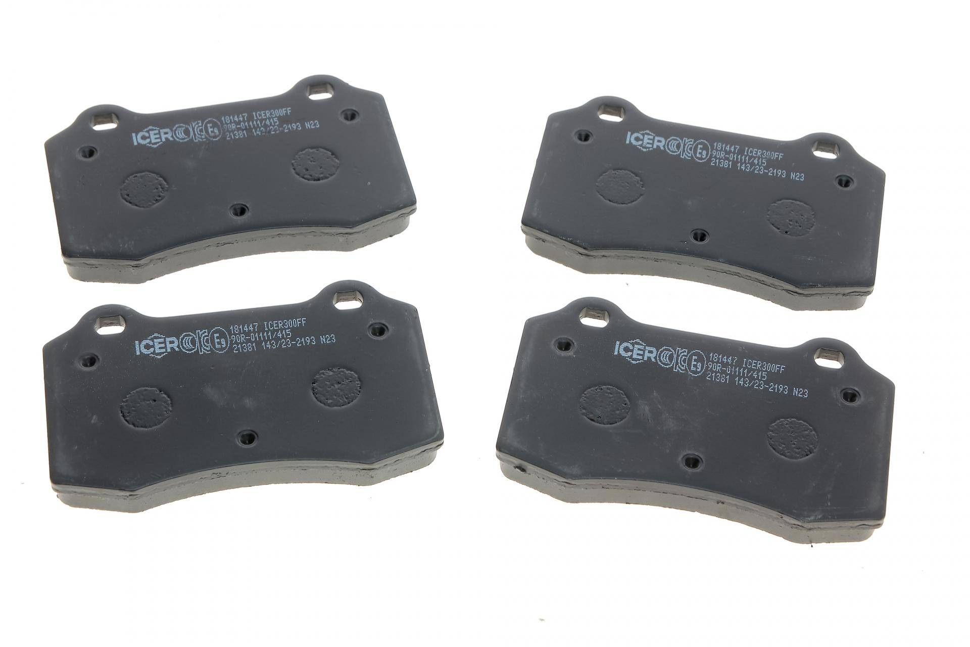 Колодки гальмівні (передні/задні) Peugeot 208 12-19/Seat Ibiza II 00-02/Volvo S60/V70 II 02-10