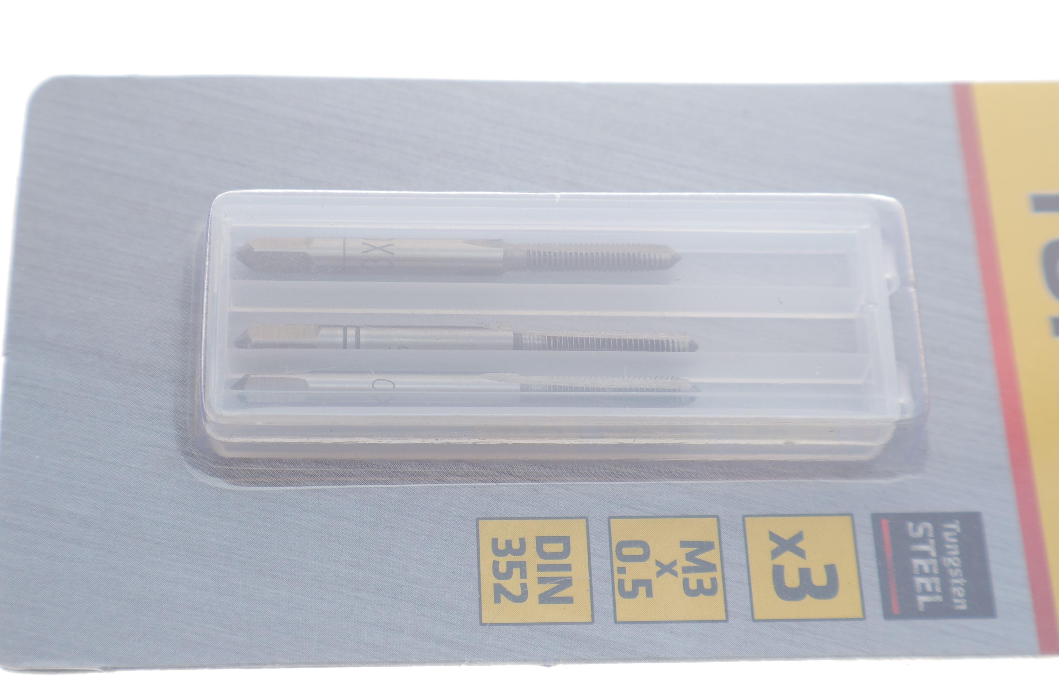 Набір інструментів для нарізки різьби (мітчики) M3 3 од.