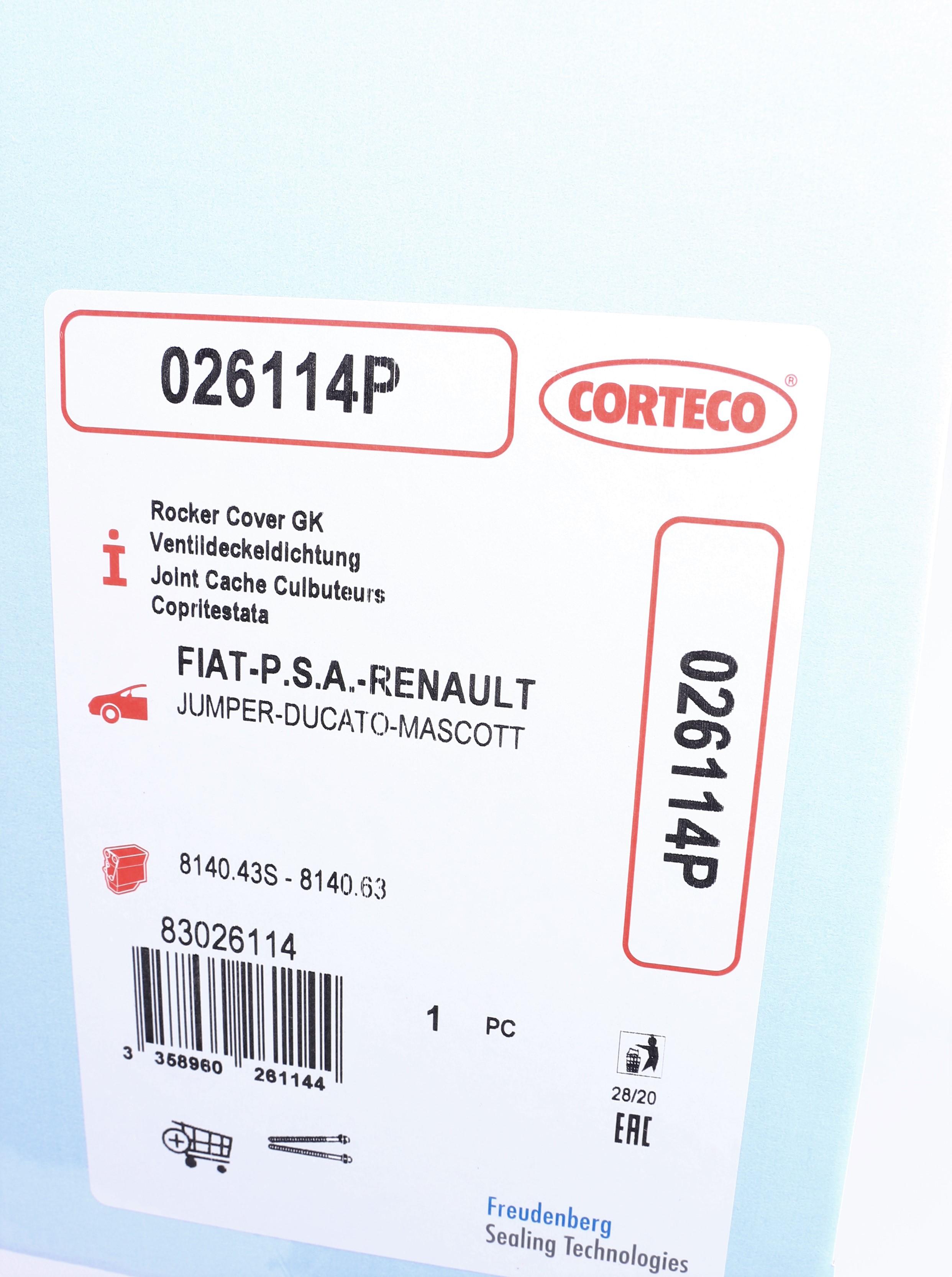 Прокладка крышки клапанов Fiat Ducato 2.8JTD/HDI