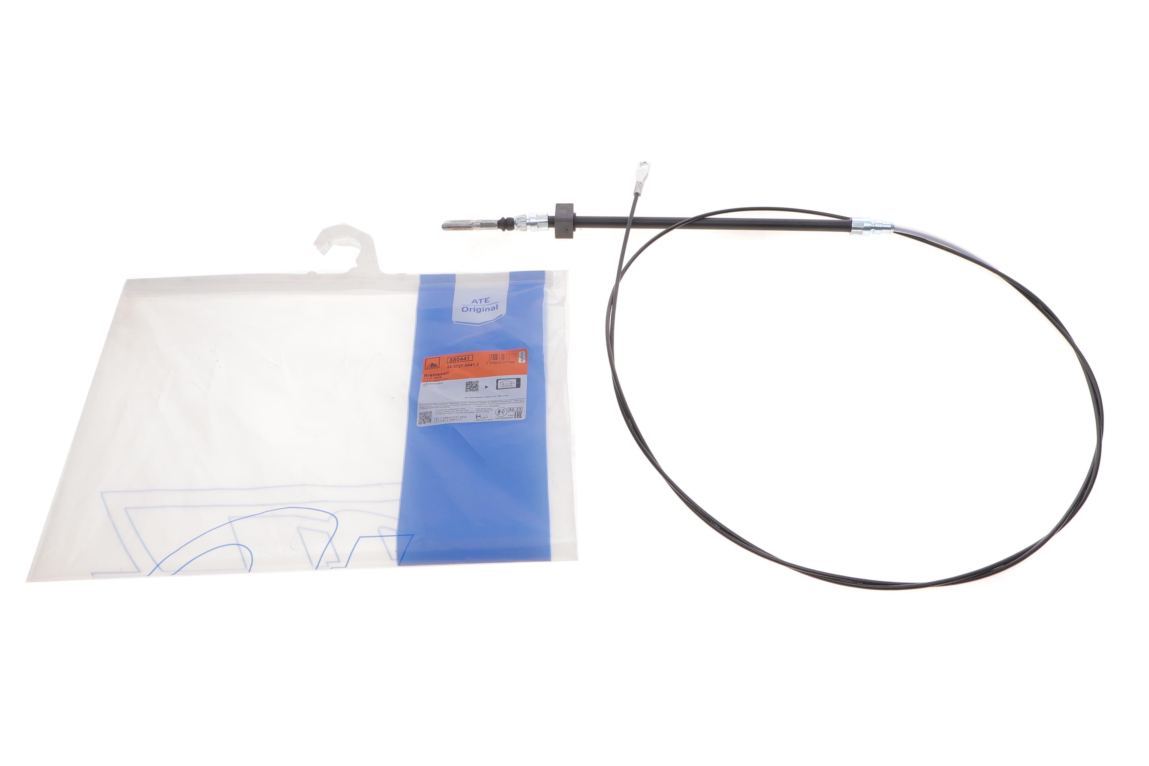 Трос ручника (центральний/передній) MB Sprinter/VW LT 96-06 (довга база) (L=2460mm)