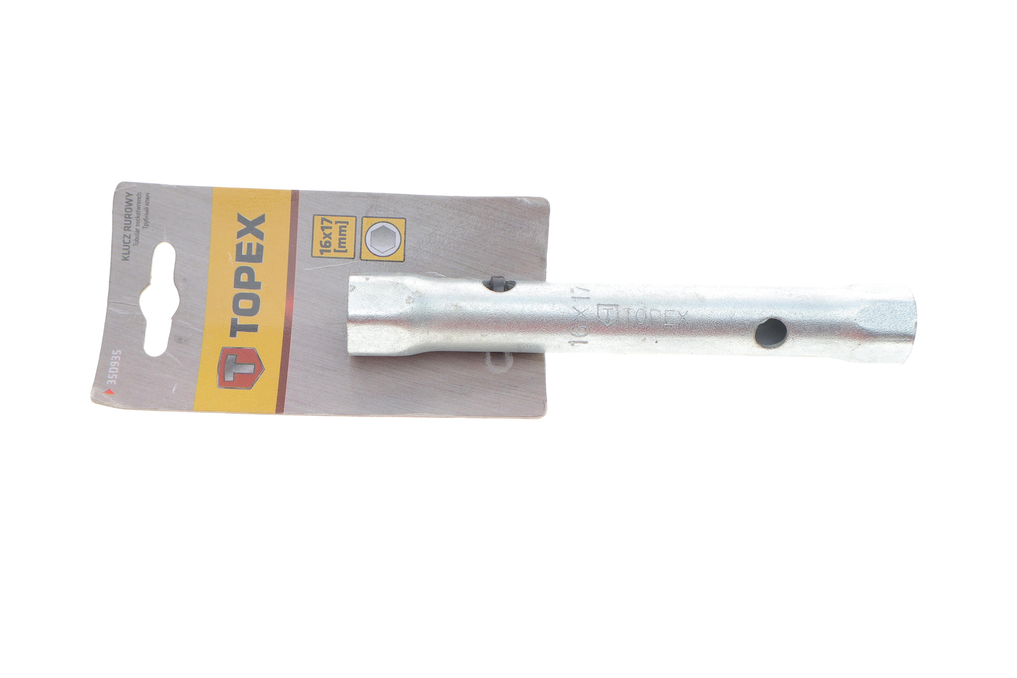 Ключ торцевий трубчастий 16x17 мм L-150 мм