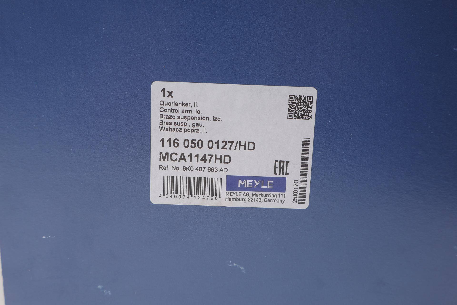 Важіль підвіски (передній/ззаду/знизу) (L) Audi A4/A5/A6/A7/Q5/Porsche Macan 07- (M14x1.5)