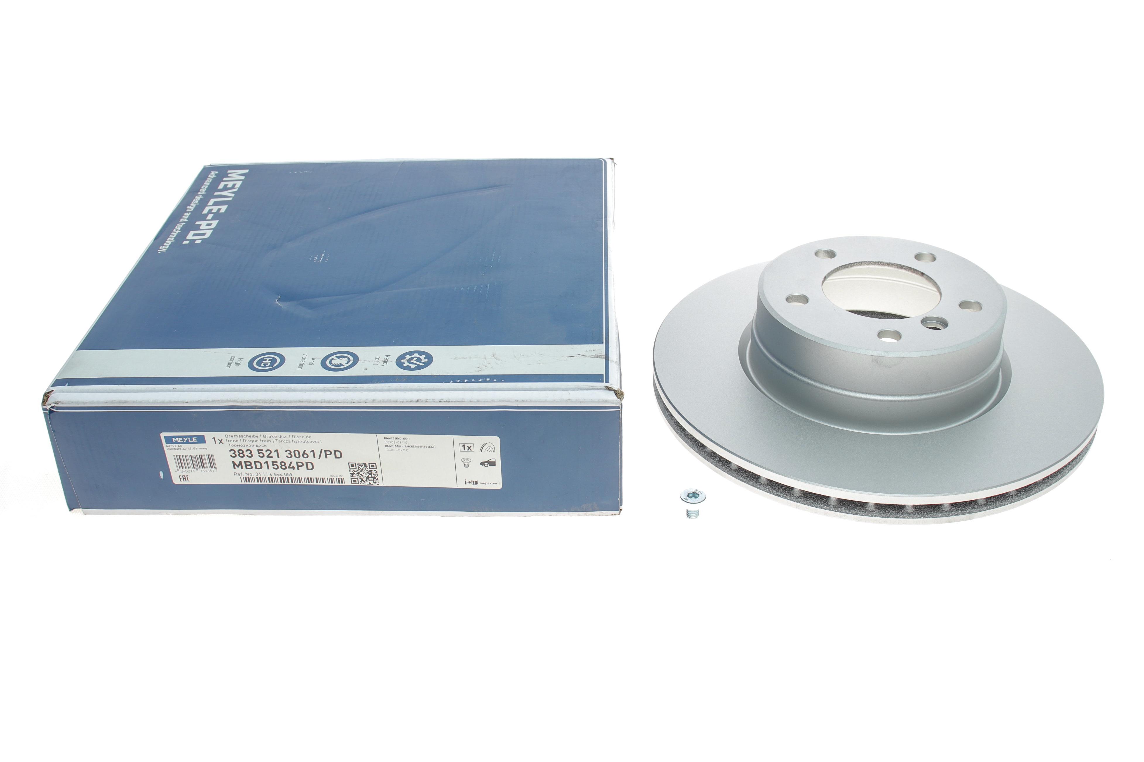 Диск тормозной (передний) BMW 5 (E60/E61) 03-10 (310x24)