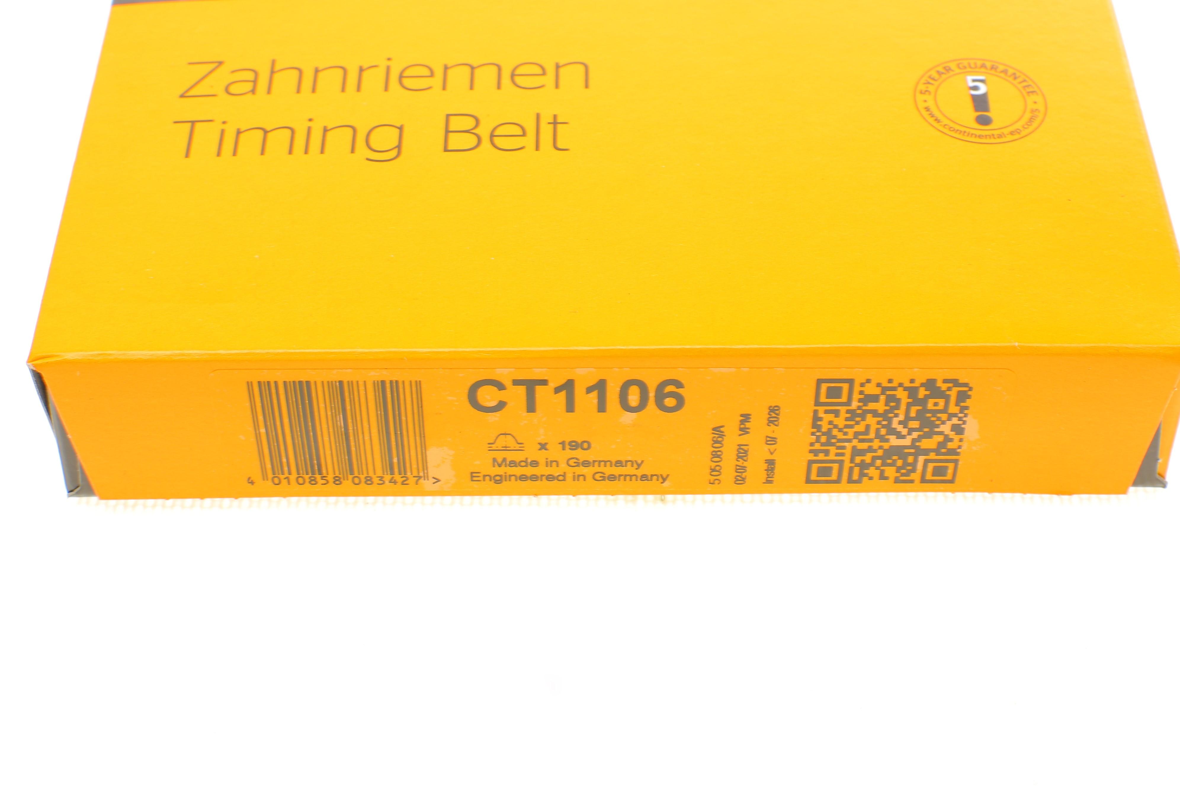 Ремень ГРМ Fiat Grande Punto 1.9D/Opel Astra H/Vectra C/Zafira 1.9 CDTI 05- (190x24)