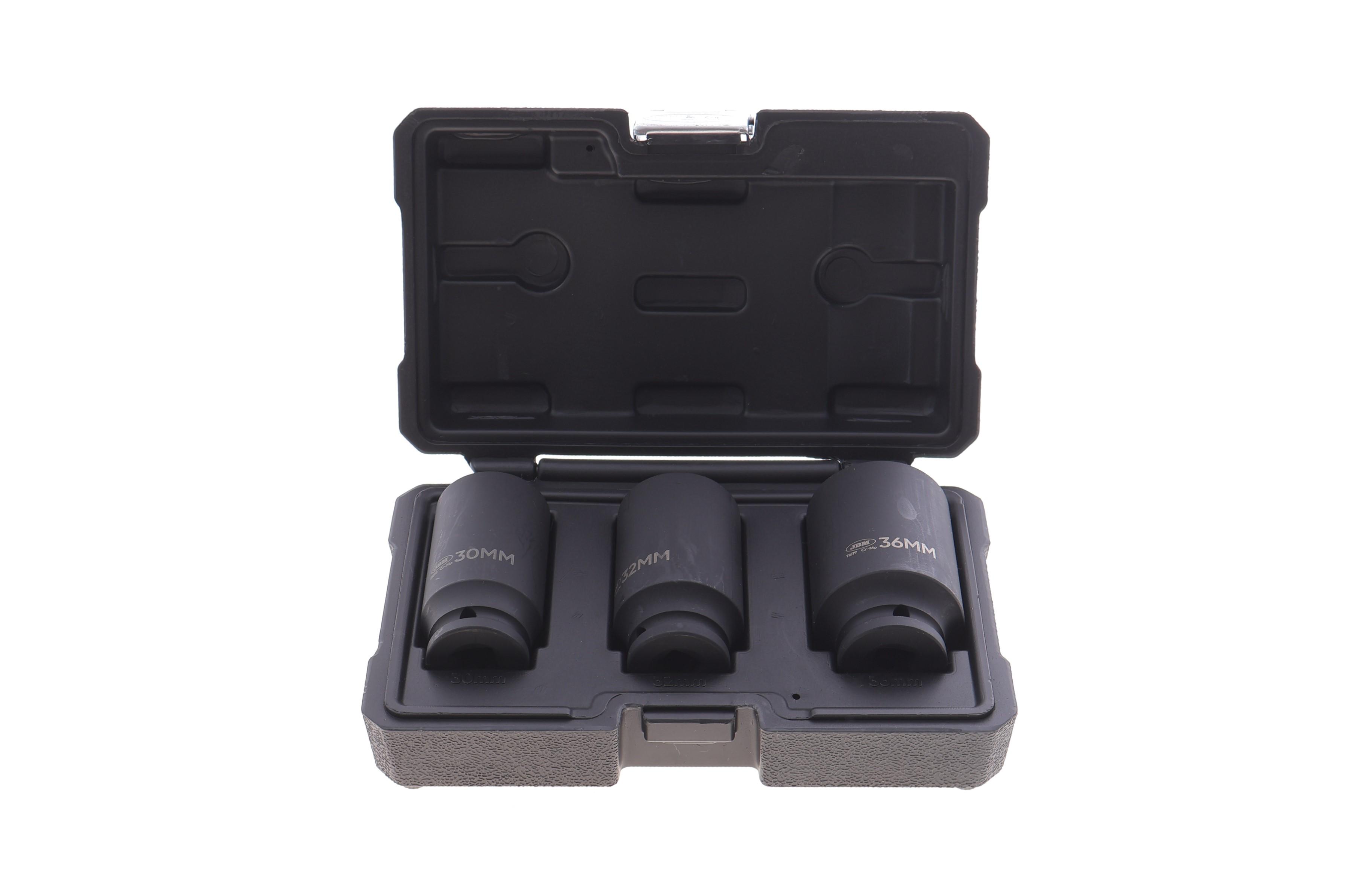 Набір ударних головок 12-граней 1/2" 30-32-36 мм Long 78 мм