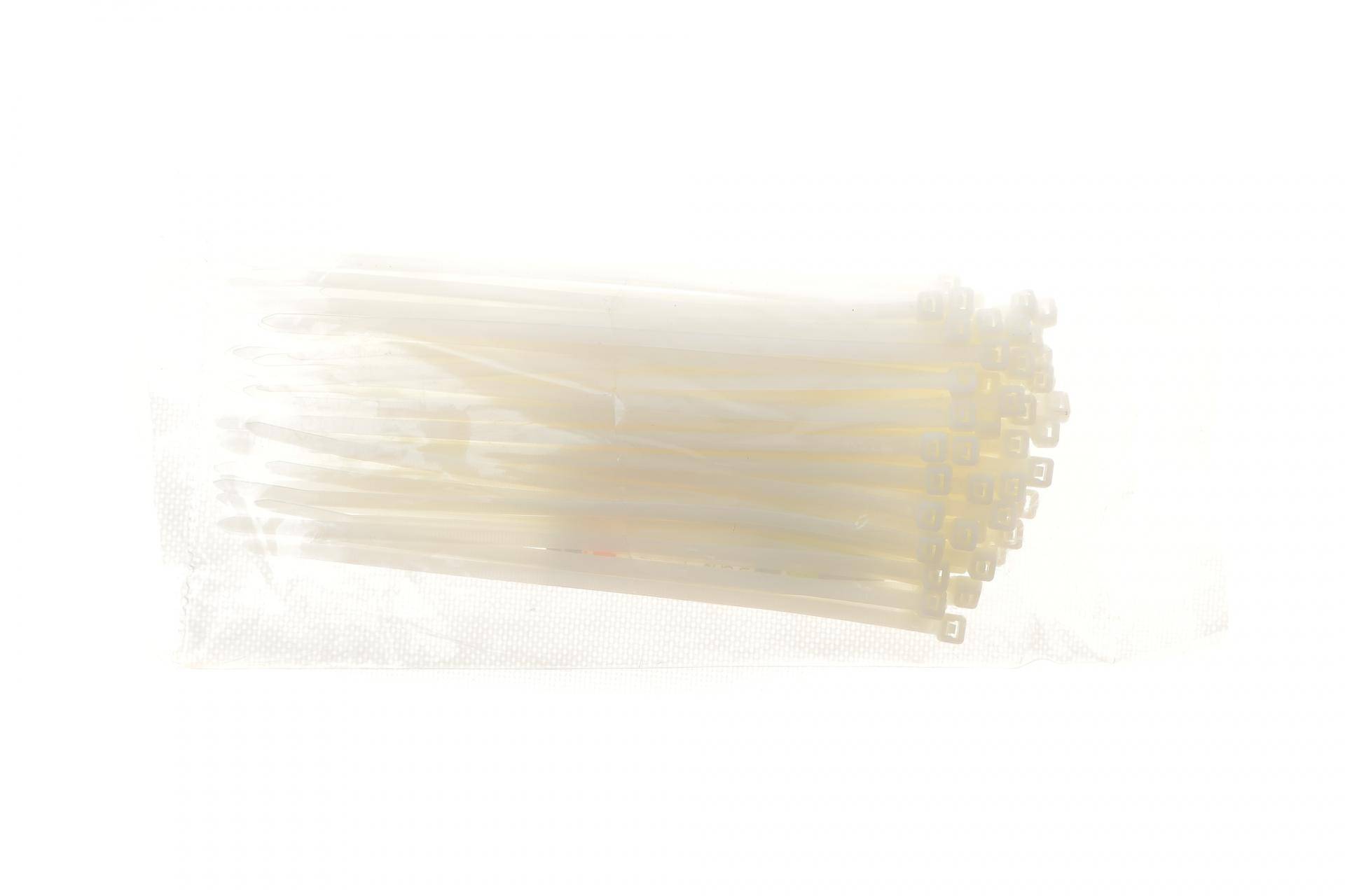 Набір стяжок пластикових 4,8x200 мм 100 од. (біла)