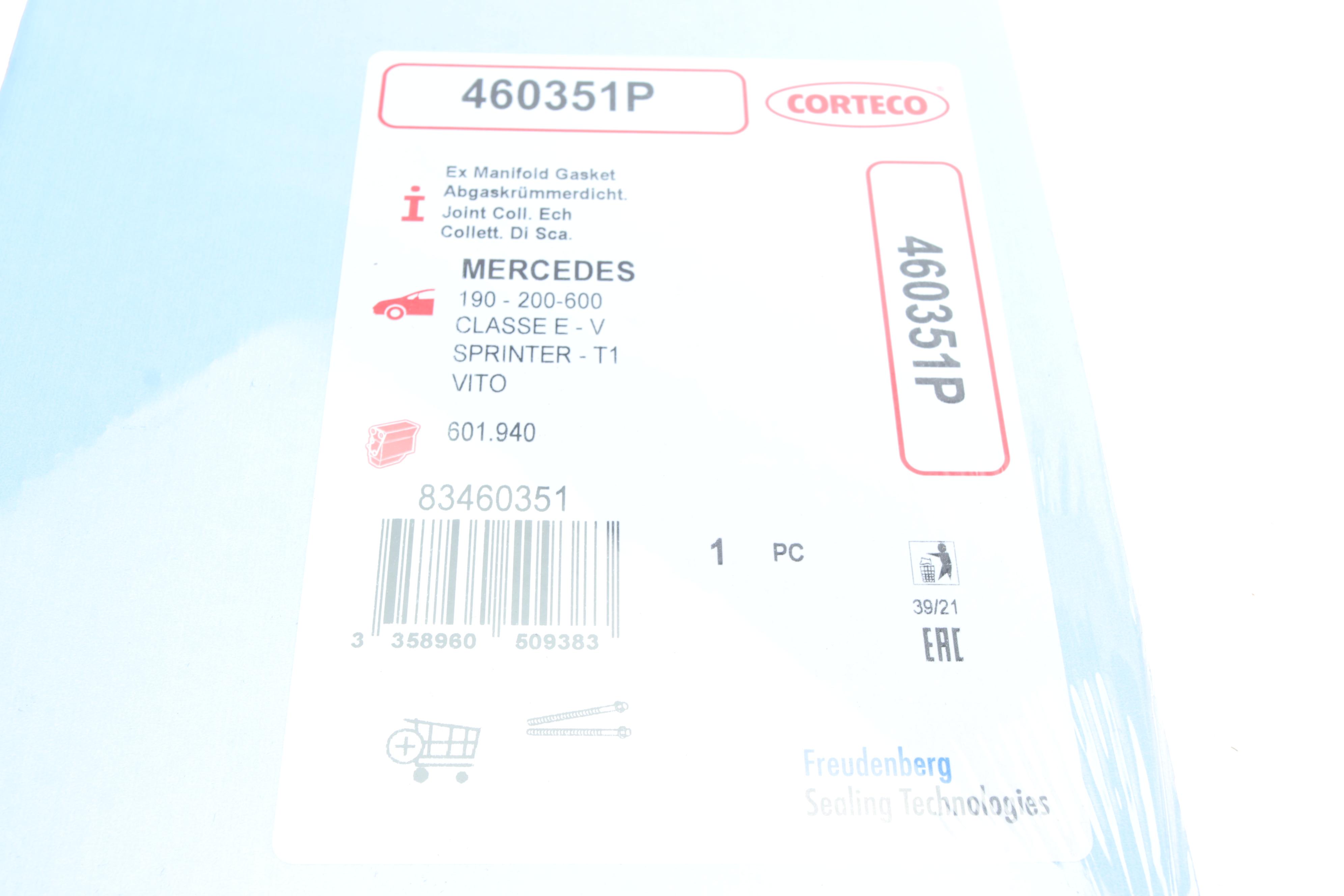 Прокладка коллектора выпускного MB OM601