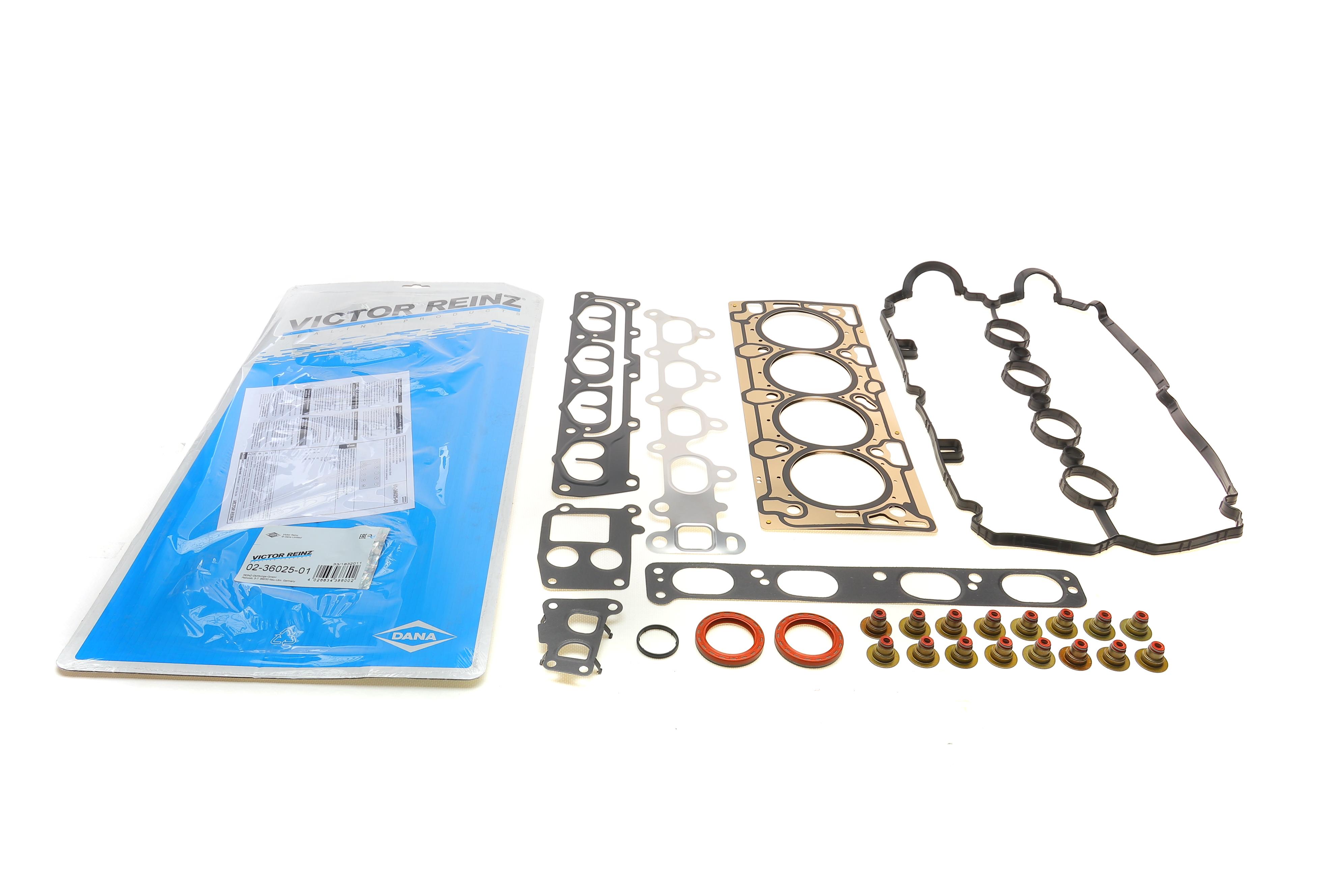 Комплект прокладок (верхний) Opel Astra/Vectra 1.6i 00-