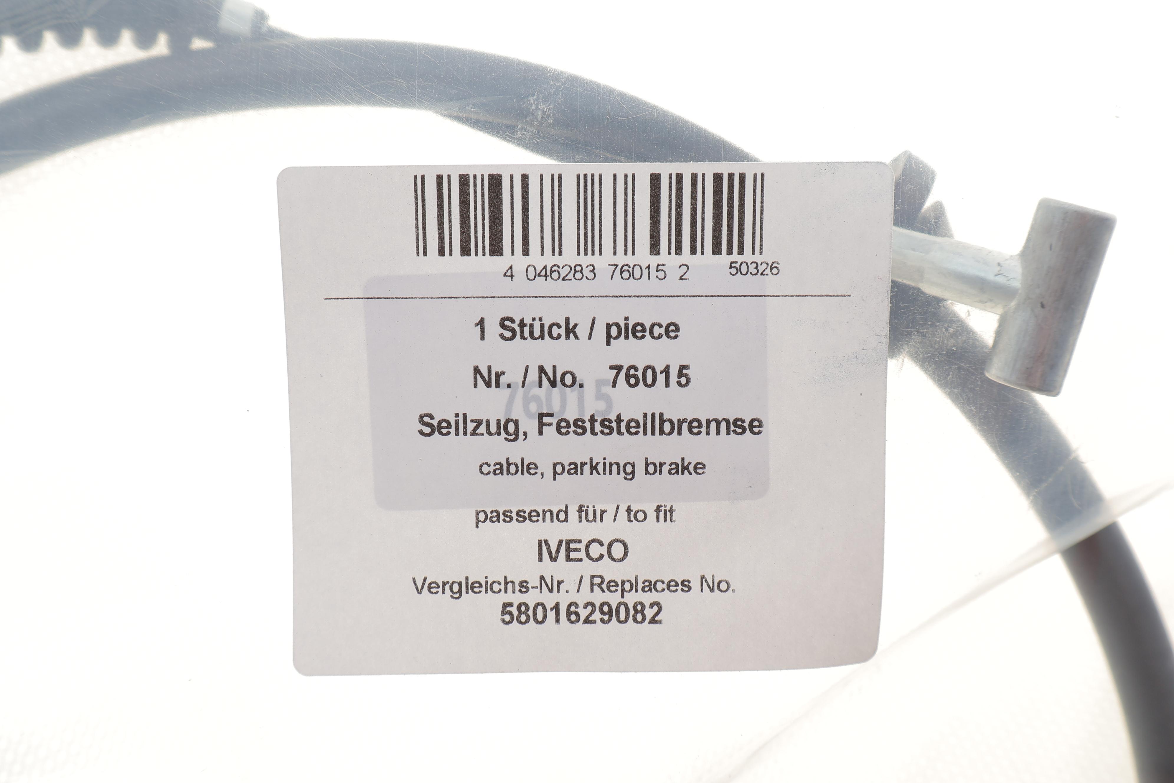 Трос ручного гальма (задній) Iveco Daily 06-