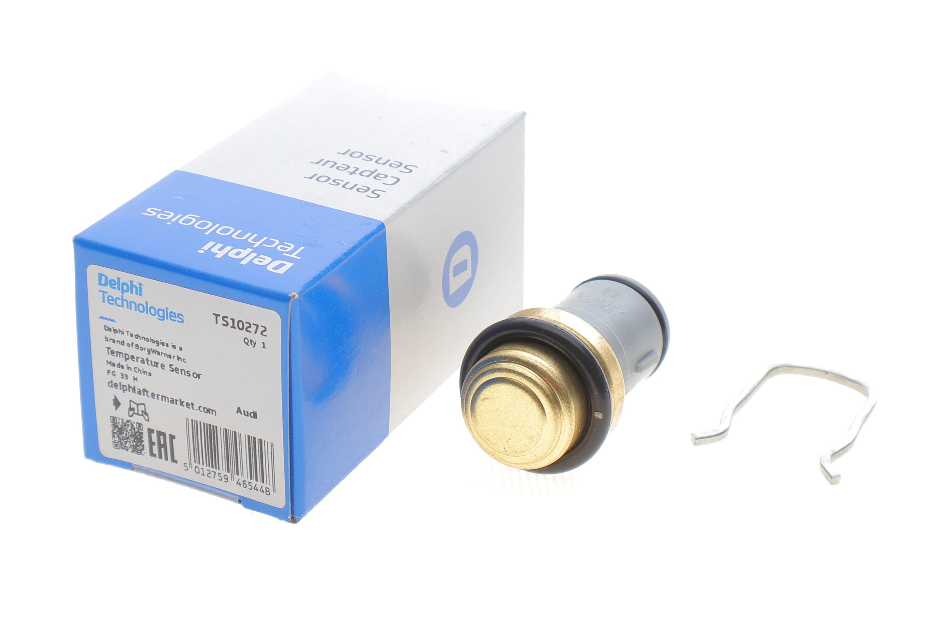 Датчик температури охолоджуючої рідини Audi 80/100/A6 1.6-4.2 90-97 (3 контакта/сірий)