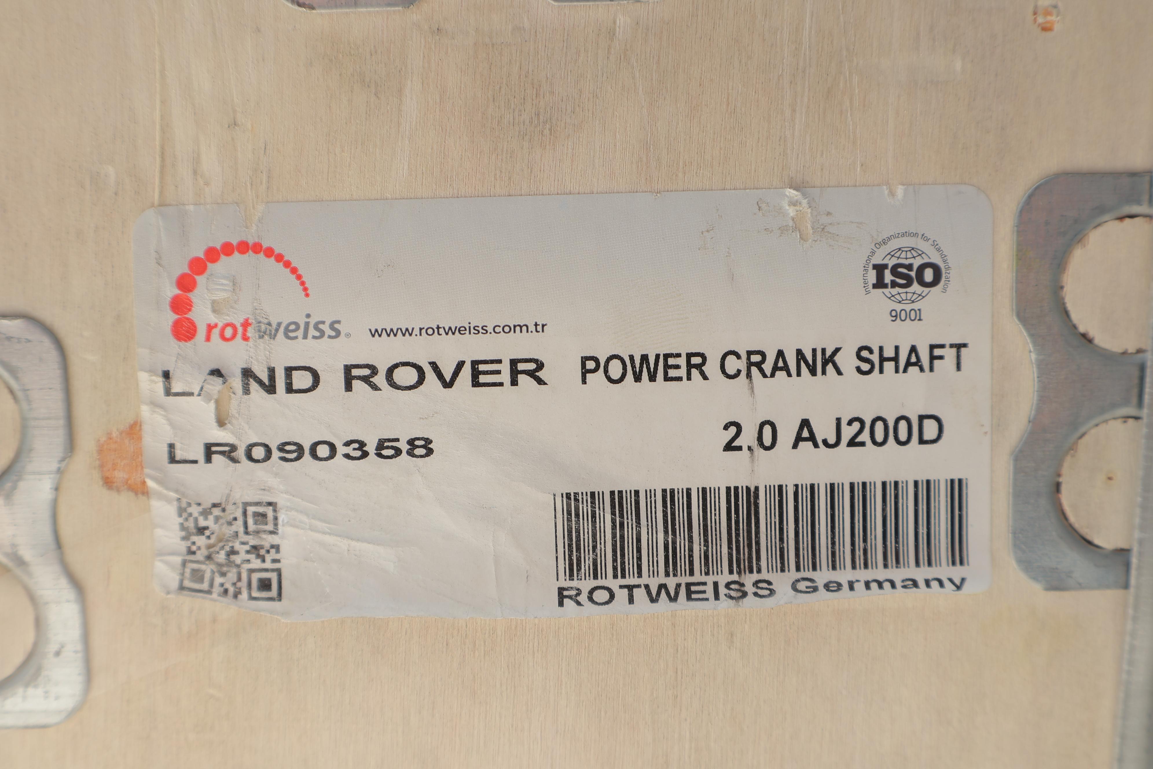 Колінчастий вал Land Rover Range Rover 2.0D (240PS) 14-