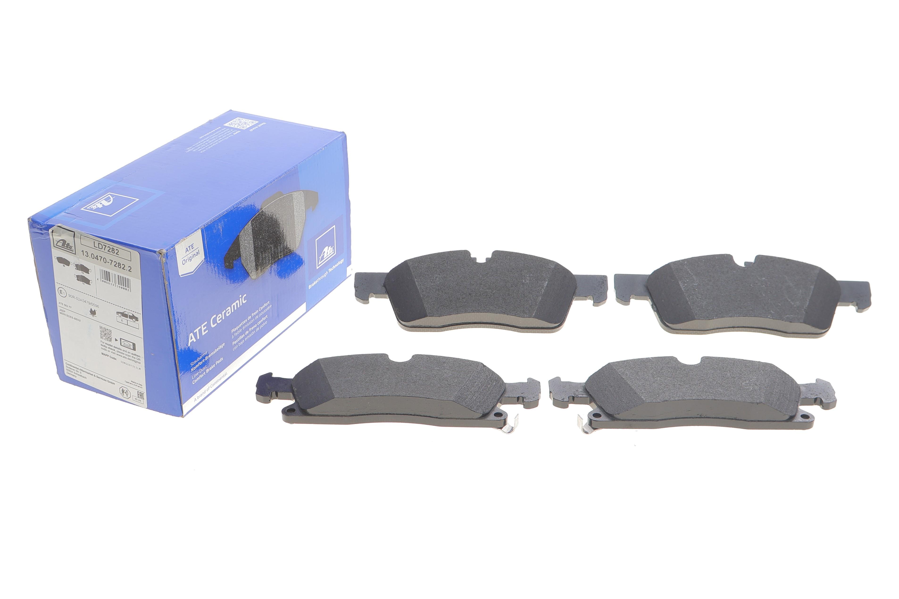 Колодки тормозные (передние) MB M/GLE/GL/GLS-class (W166) 11-19/Jeep Grand Cherokee 10- ATE Ceramic