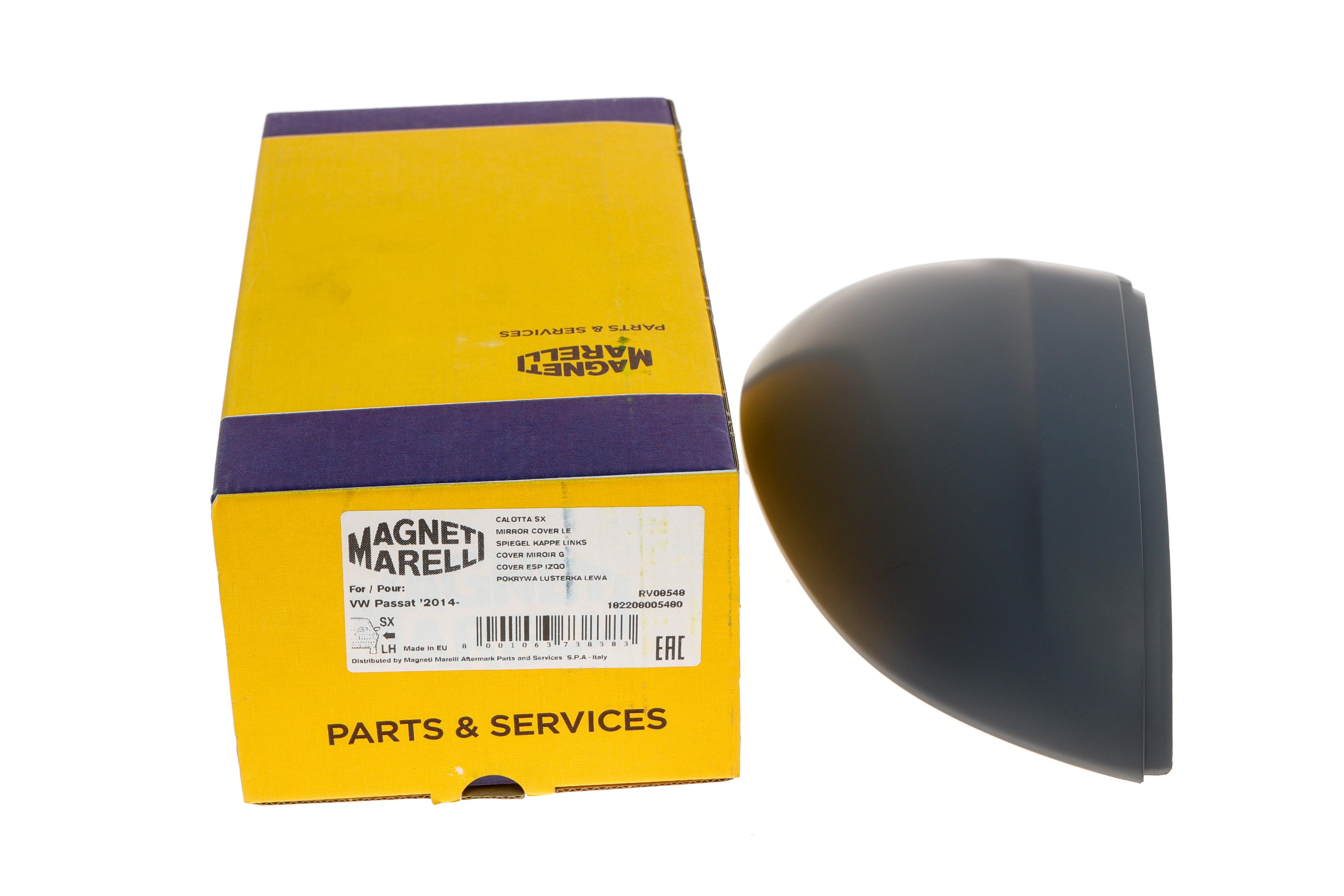 Крышка зеркала (под покраску) (L) VW Passat 14-