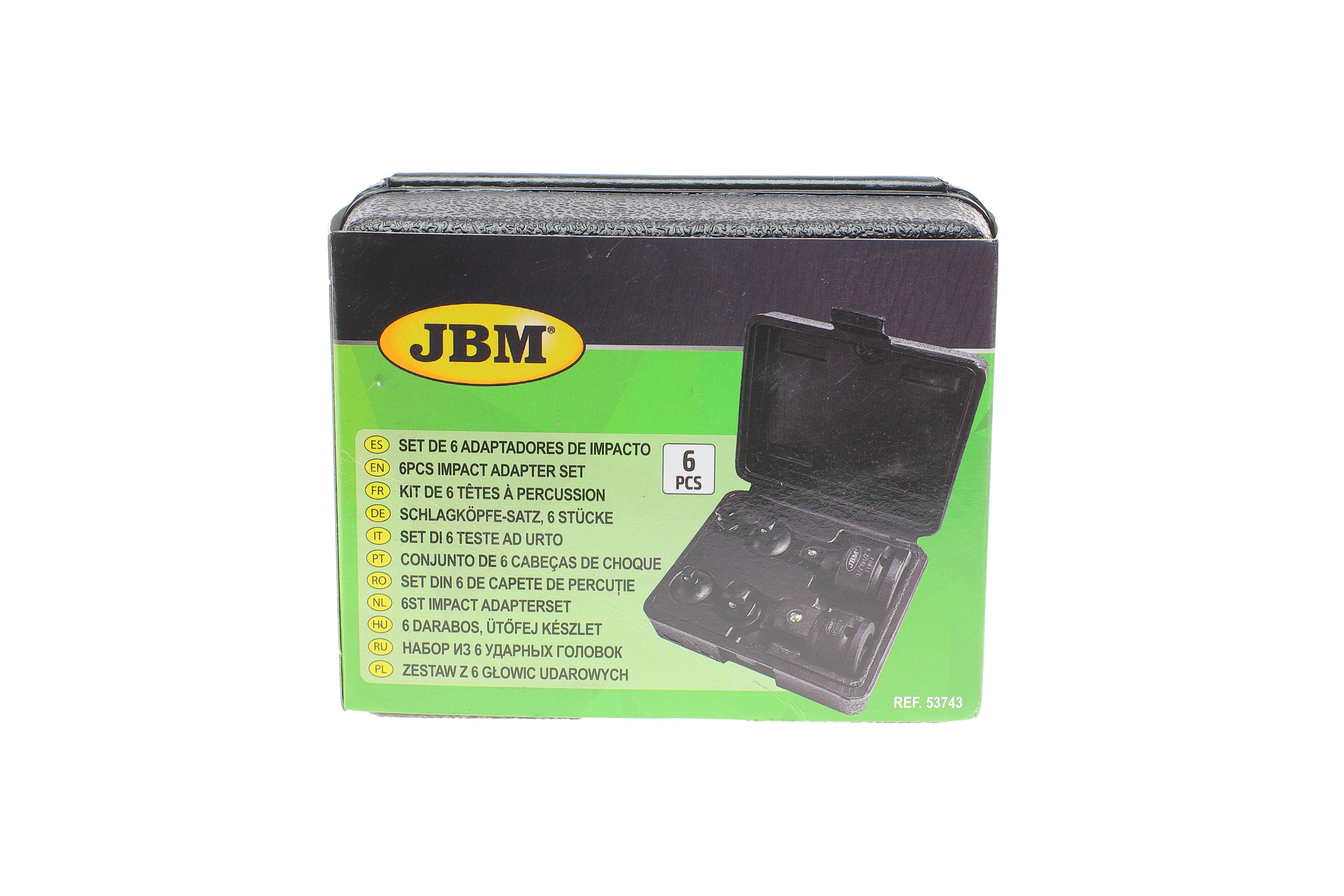 Набір ударних перехідників 1/2"-1/4"-3/8" 6 од.