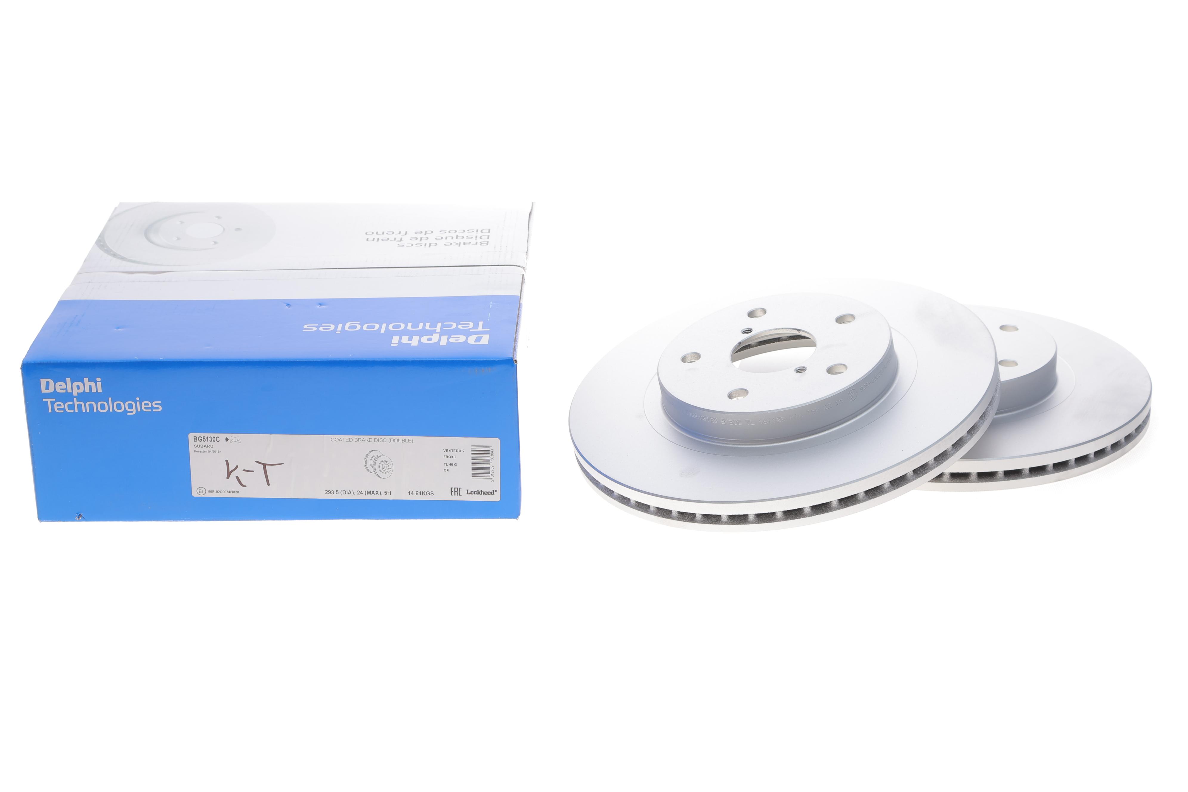 Диск тормозной (передний) (к-кт 2шт) Subaru Forester 18- (294x24)