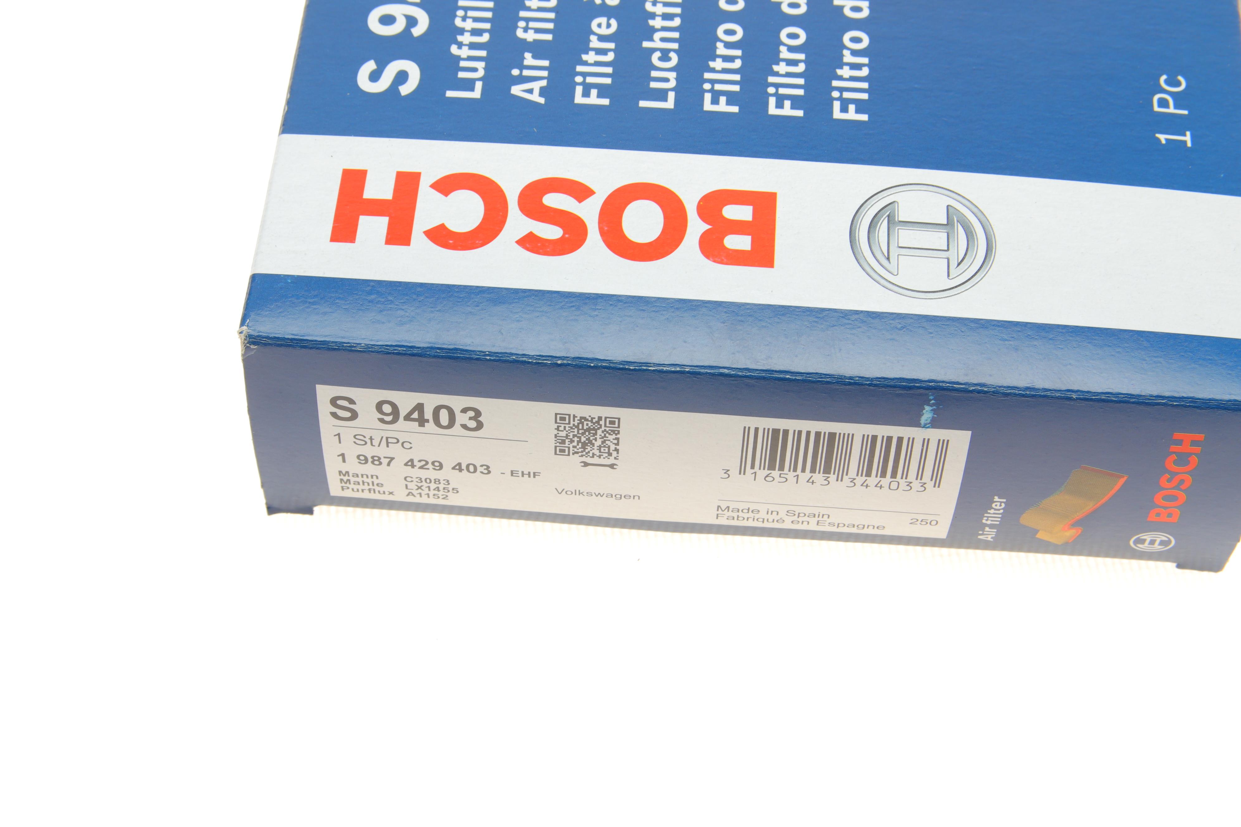 Фільтр повітряний VW Golf V/Polo IV 1.4FSI/Touran 1.6FSI 03-07