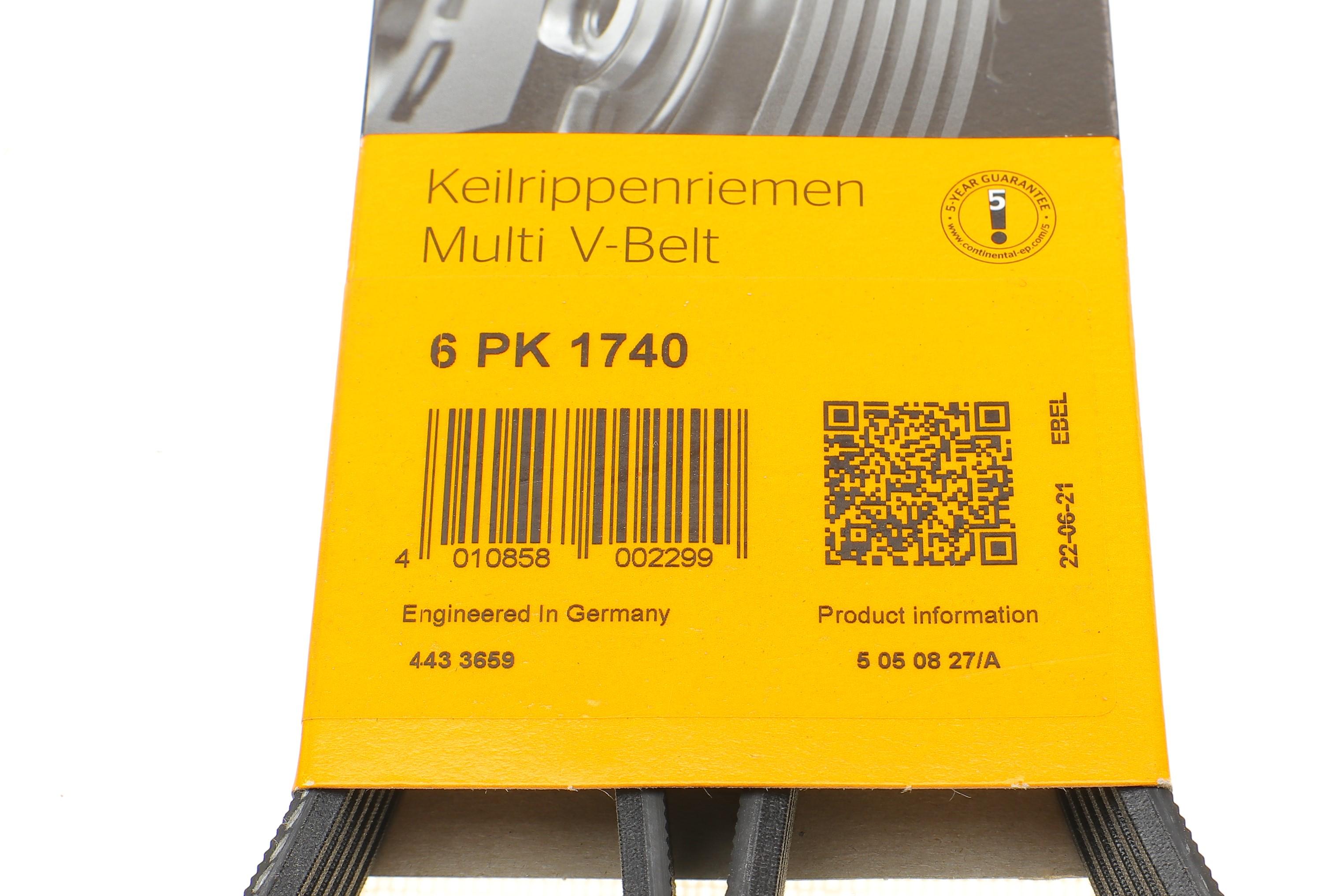 Ремінь генератора Peugeot 206/406/806/Expert/Fiat Scudo/Citroen C5/C8/Jumpy 1.9D/2.0HDI 95-