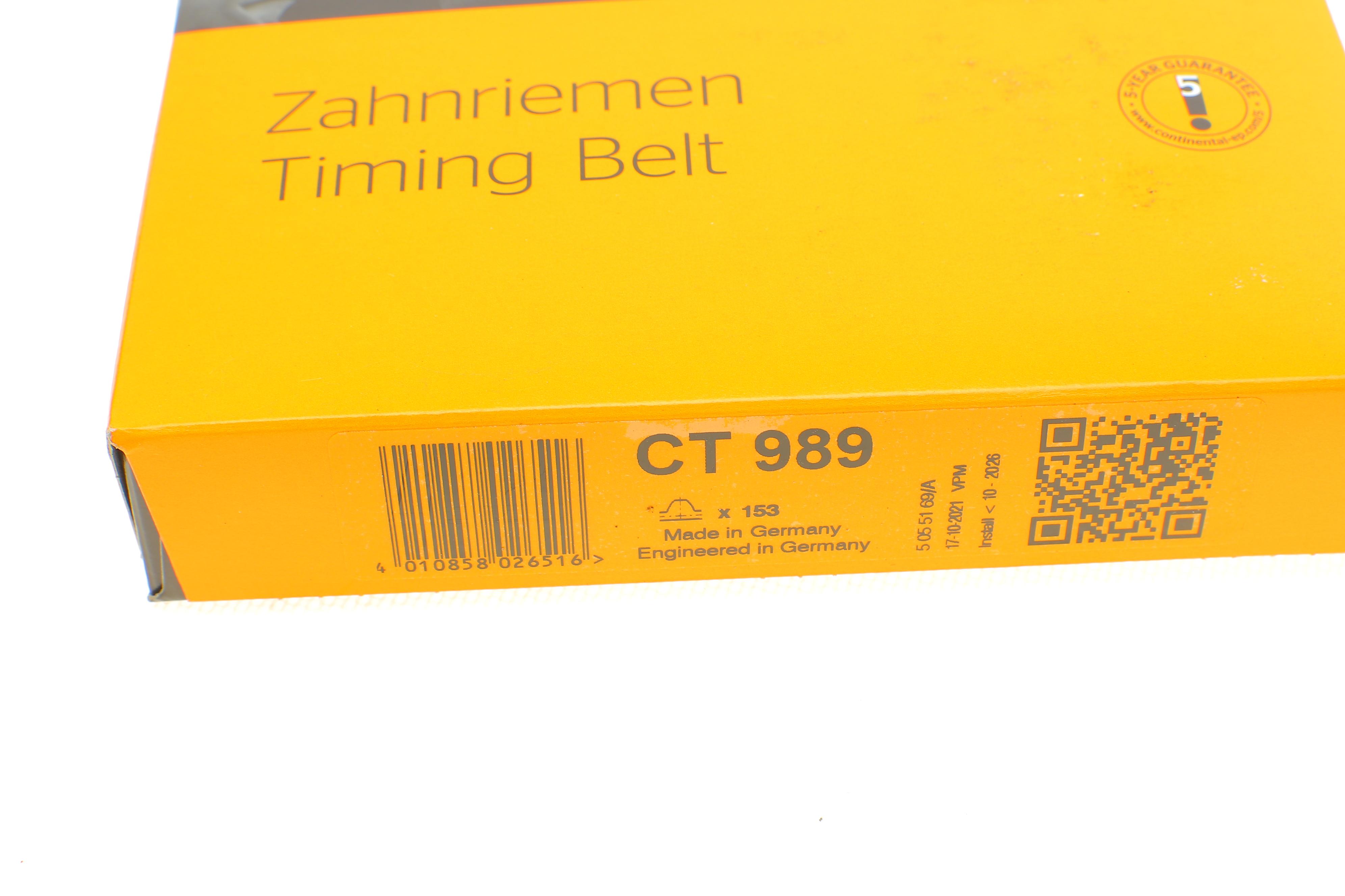 Ремінь ГРМ Fiat Ducato/Renault Master/Iveco Daily 2.5TD 85-07 (153x30)