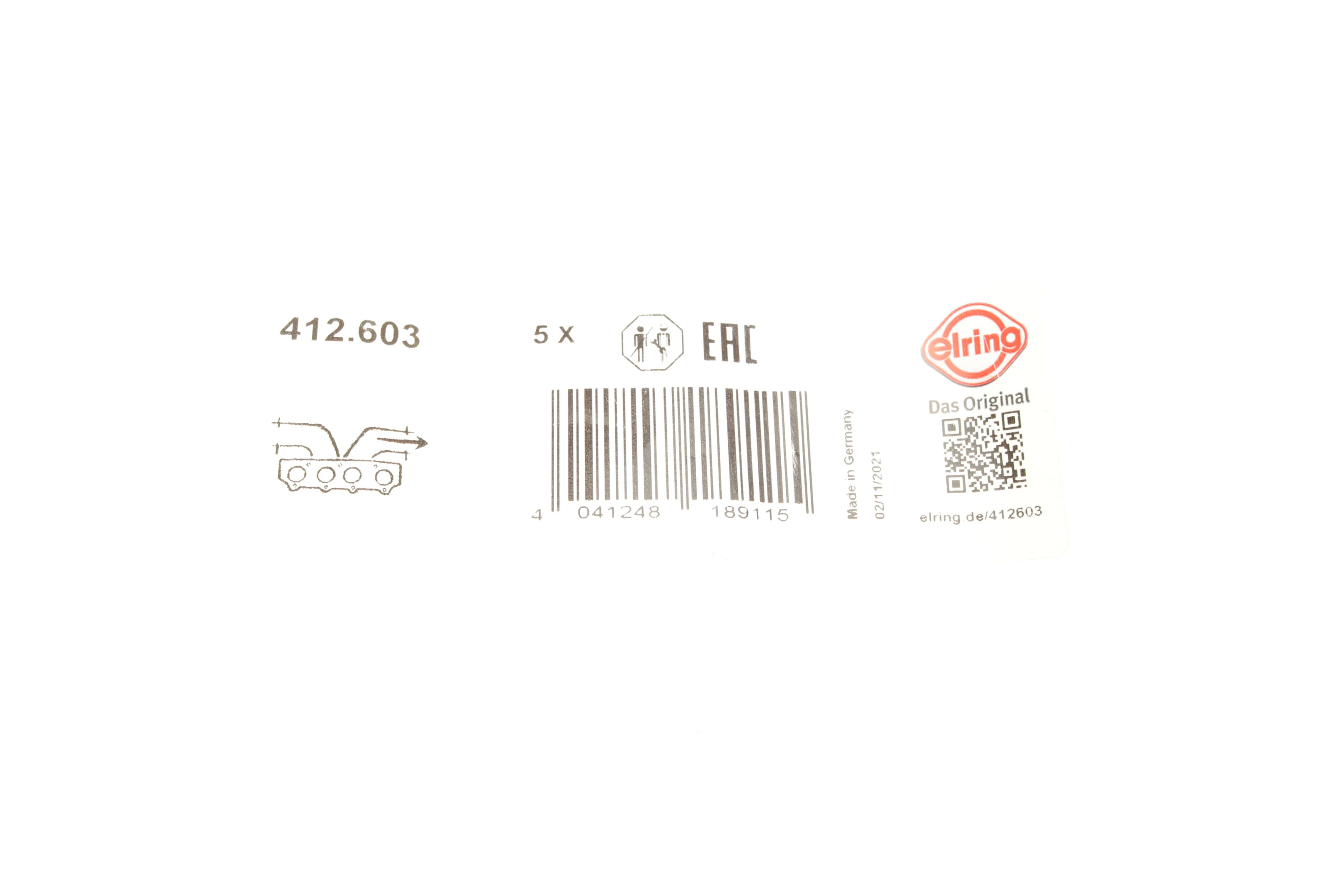 Прокладка колектора випускного MB Vario 4.3TDI