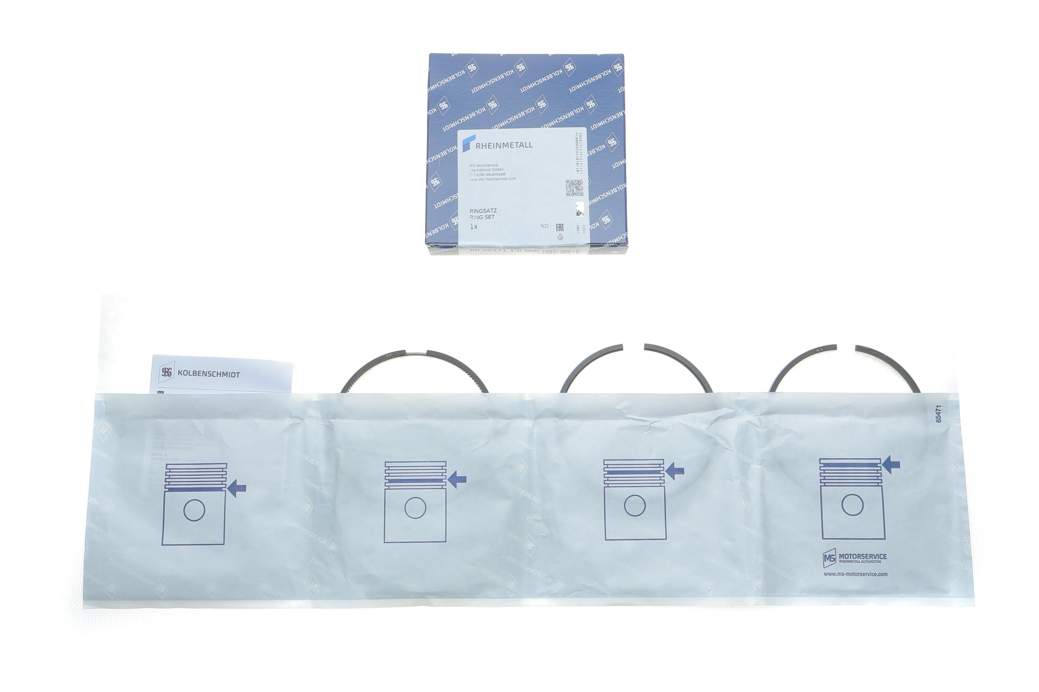 Кольца поршневые MB Vario 4.3TDI  (102.00mm/STD) (3-2.5-4)