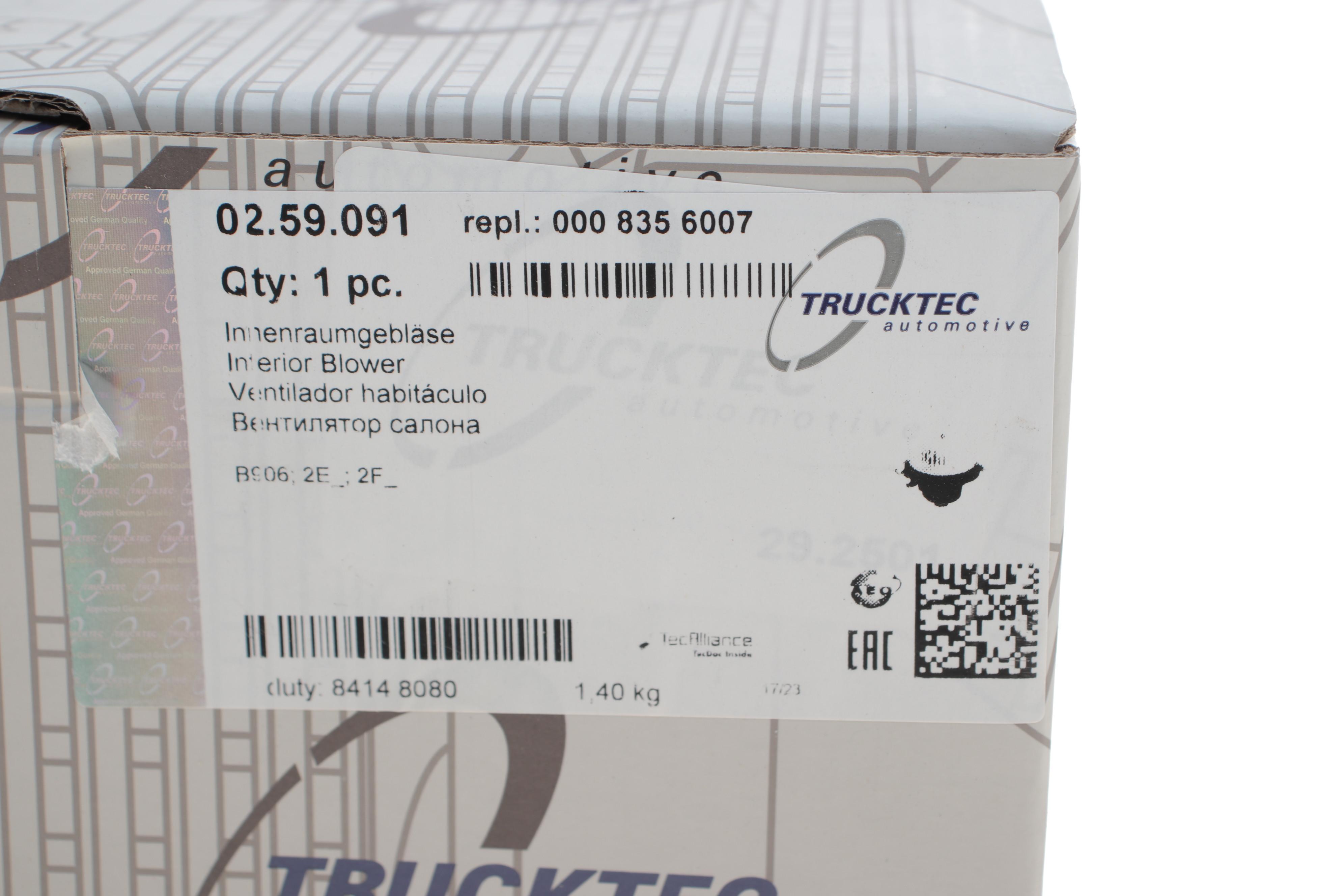 Моторчик печки MB Sprinter 906 06- (-AC)