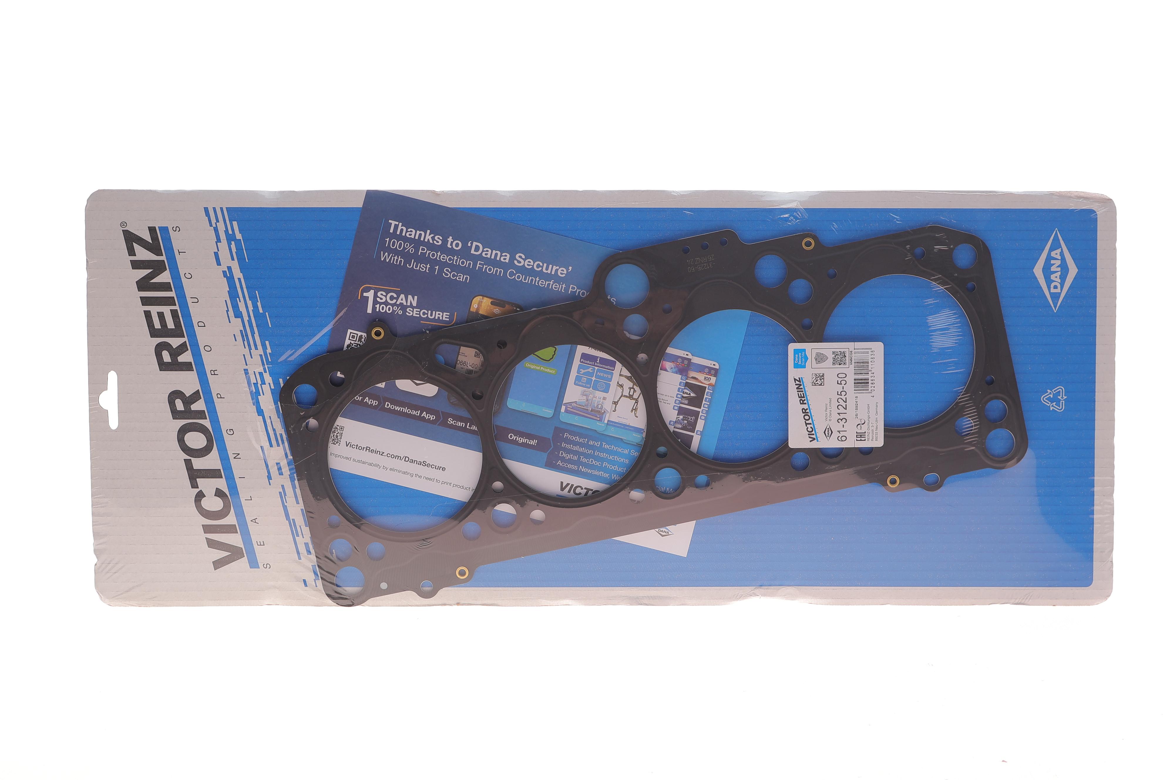 Прокладка ГБЦ VW T4 1.9D/TD, Ø81,00mm, 1,61mm, 3 метки