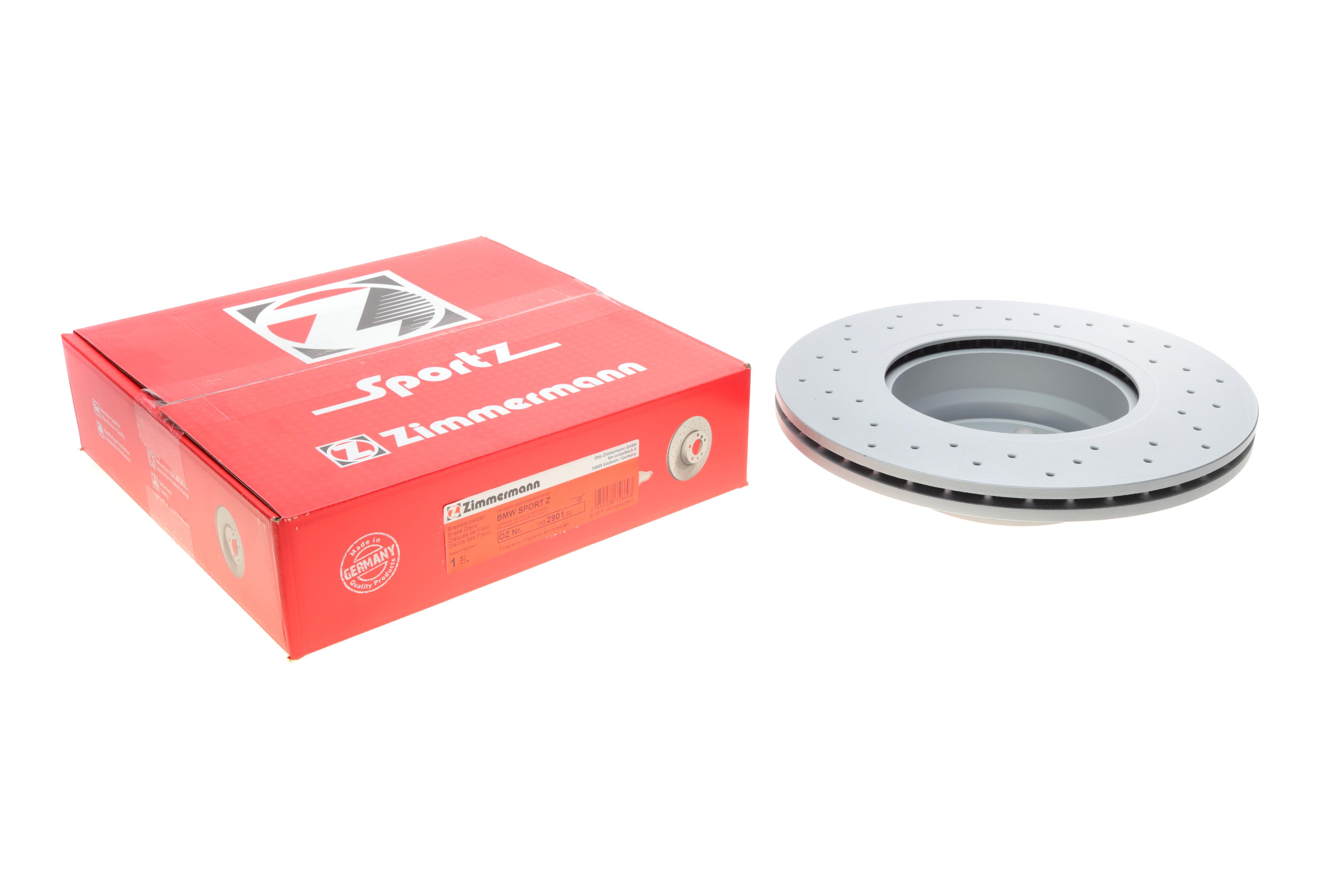 Диск тормозной (передний) BMW 3 (F30/F31) 11- (330x24) (с покрытием) (вент.) B47/N20/N47/N57