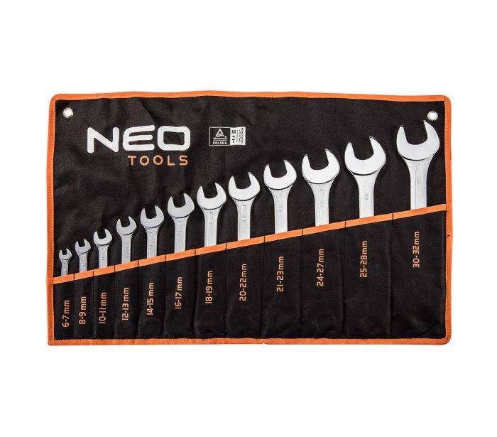 Набір ключів ріжкових 6x7-30x32 мм 12 од.