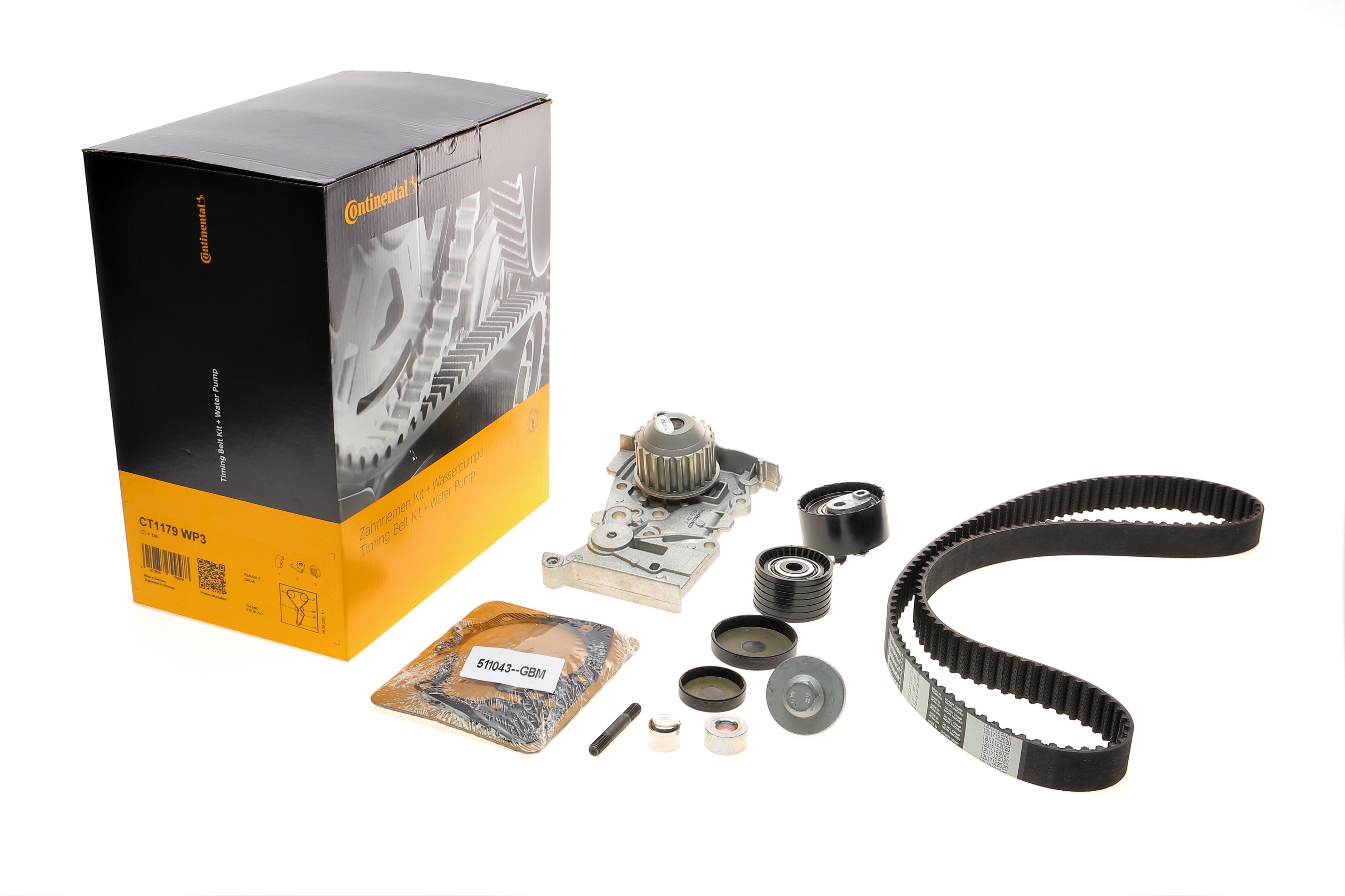 Комплект ГРМ + помпа Renault Kangoo/Dacia Logan/Sandero 1.4/1.6 16V 01- (27.4x132z)