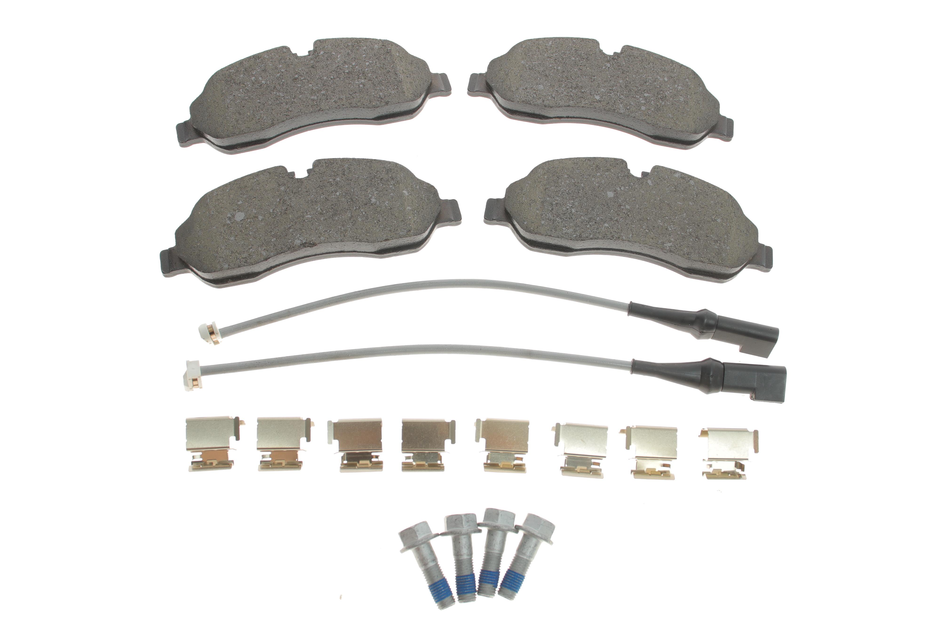 Колодки тормозные (передние) Ford Tourneo Custom/Transit Custom/Transit V363 12- (+датчики) (спарка)