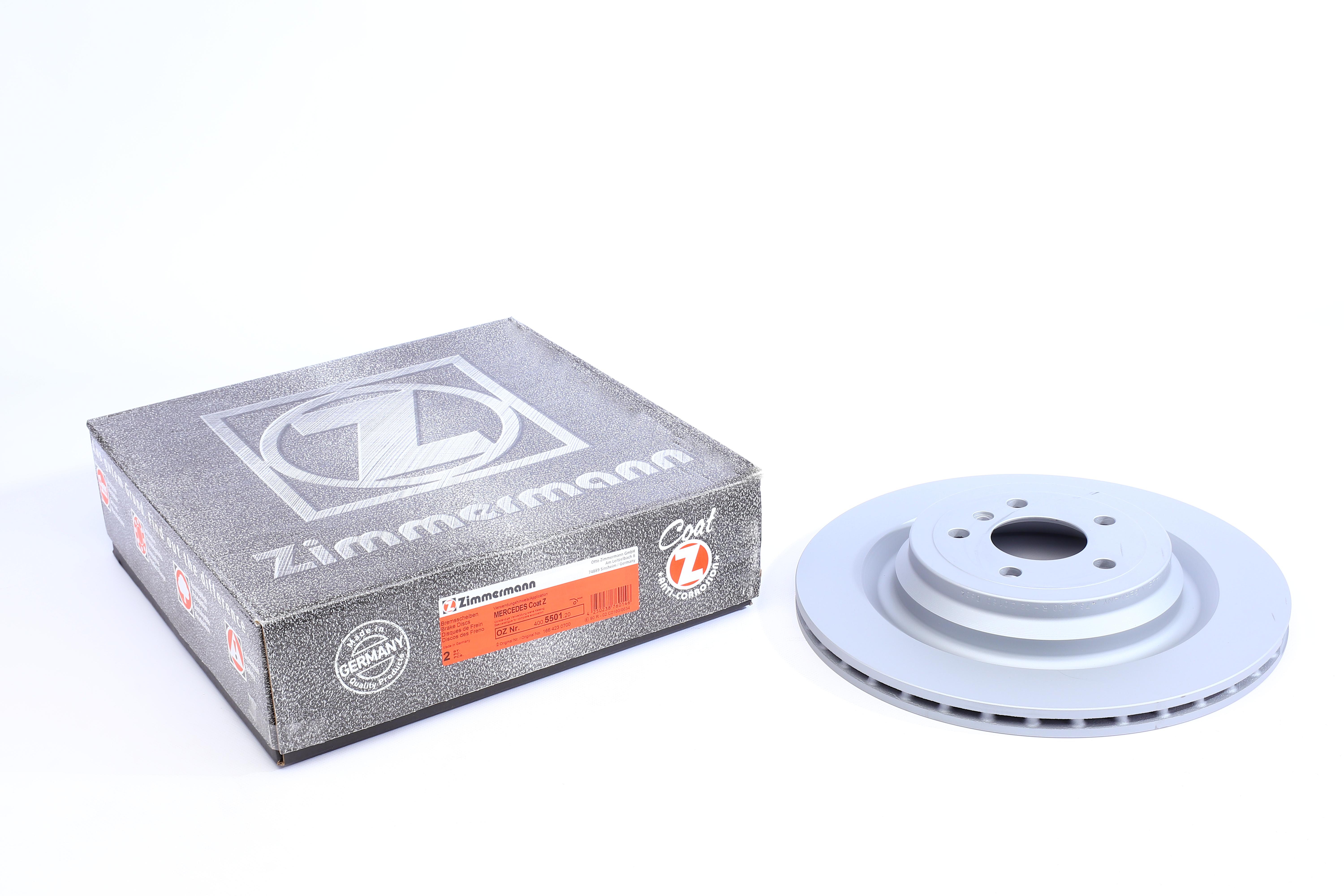 Диск гальмівний (задній) MB GL-class (X166)/GLE-class (W166/X166)/M-class (W166) 11- (345x22)(з покр)