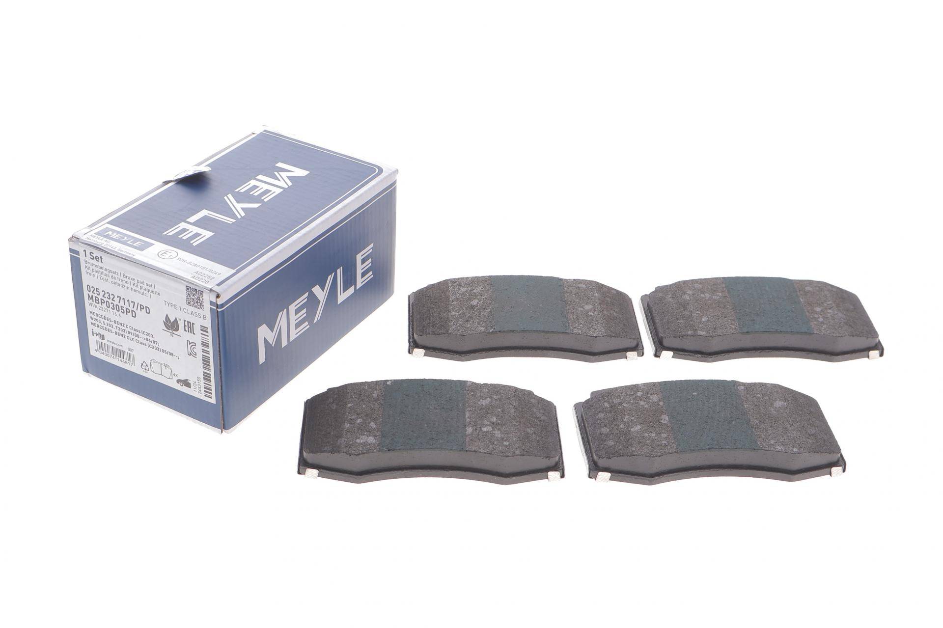 Колодки гальмівні (передні) MB S-class (W220) 98-05