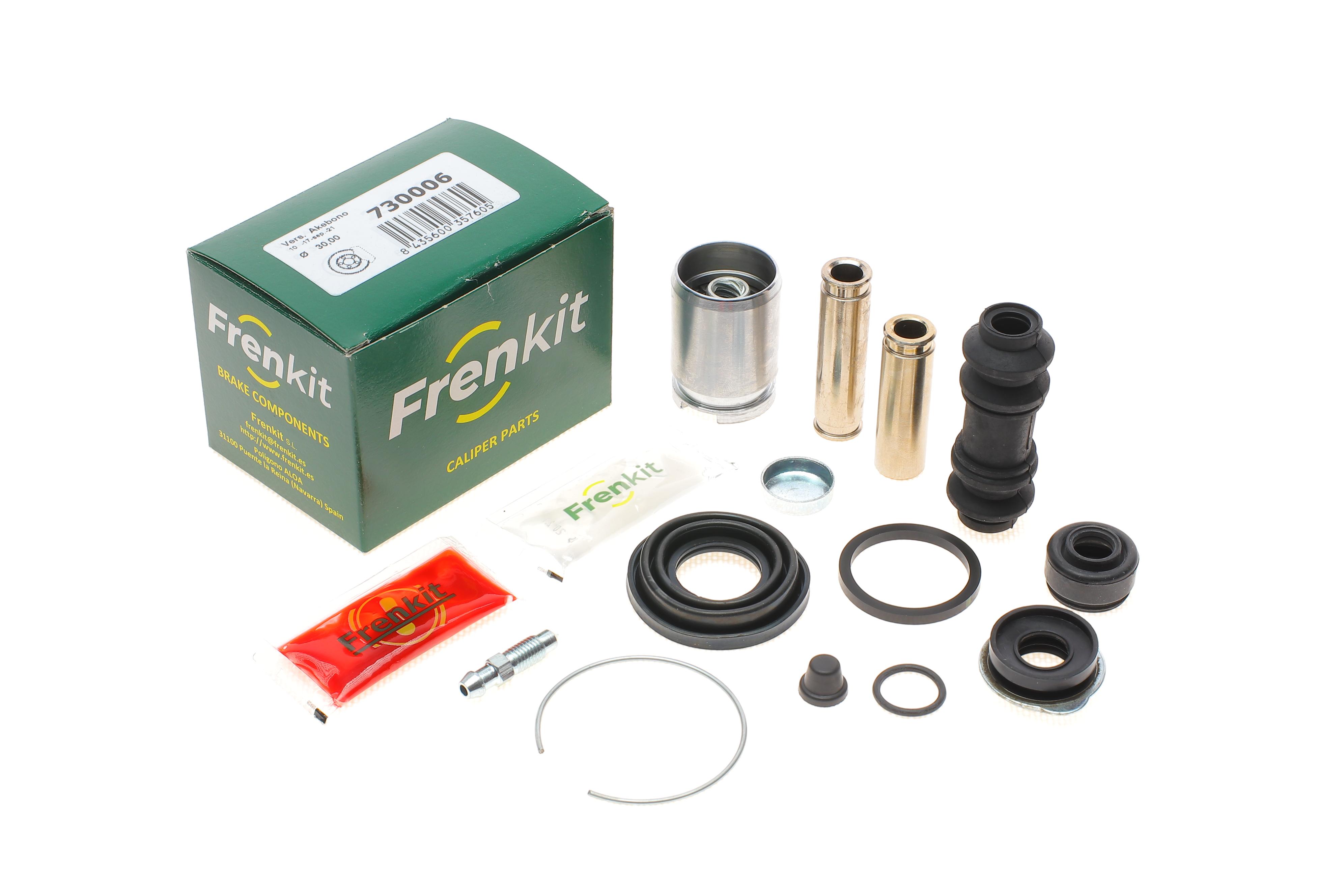 Ремкомплект супорта (заднього) Mazda 323/626 -97 (d=30mm) (+поршень/направляюча) (Akebono) SuperKit