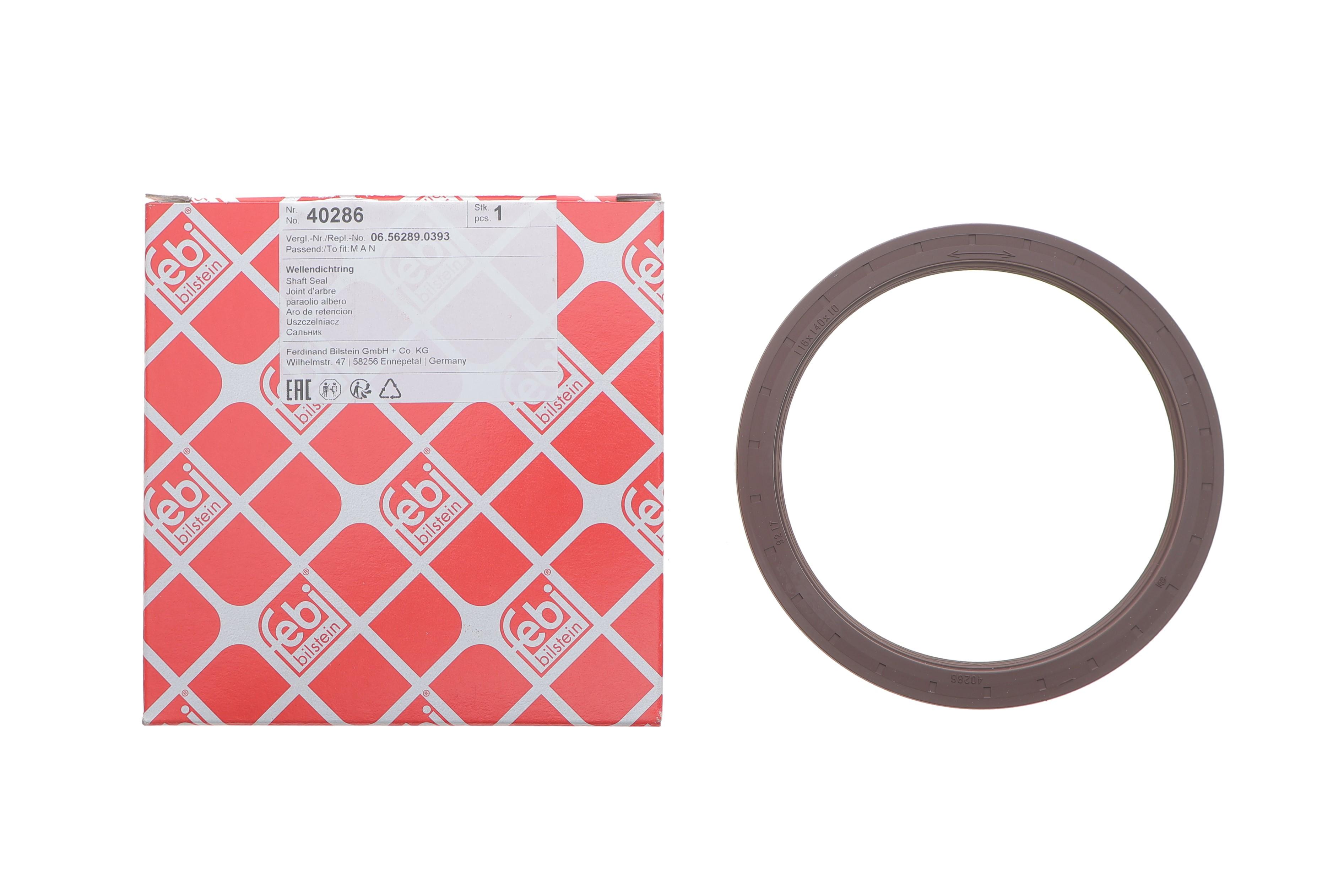 Сальник маточини (задньої) Man TGM I 05- (116x140x10)