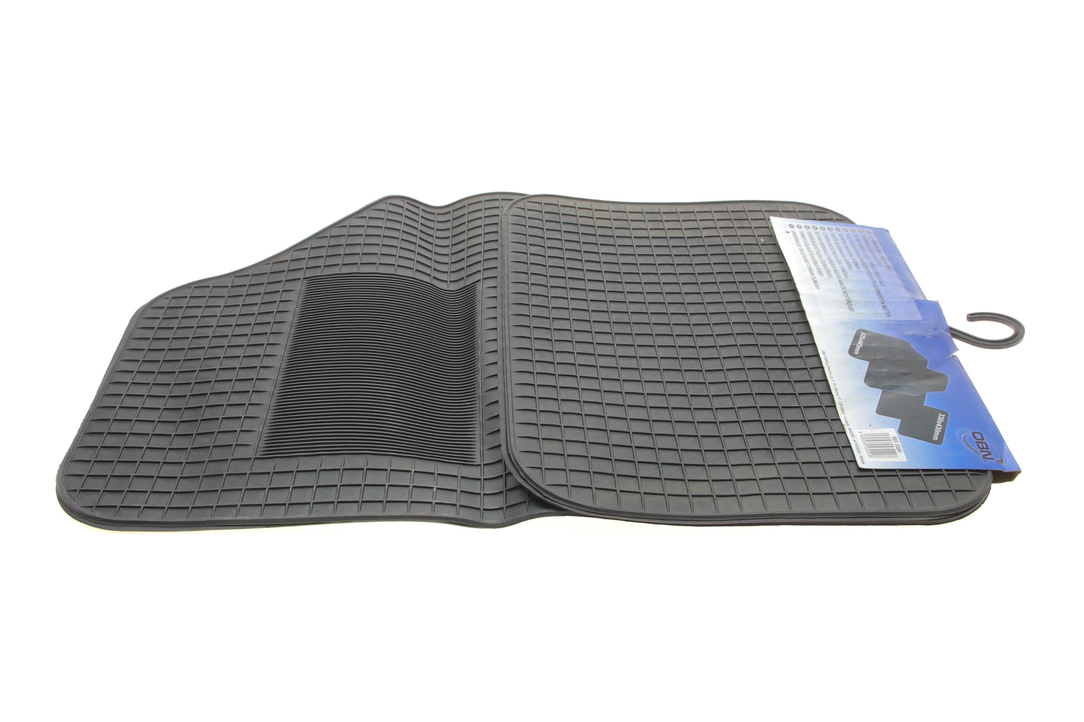 Коврики салона резиновые универсальные (к-кт) (635x440mm/330x430mm)