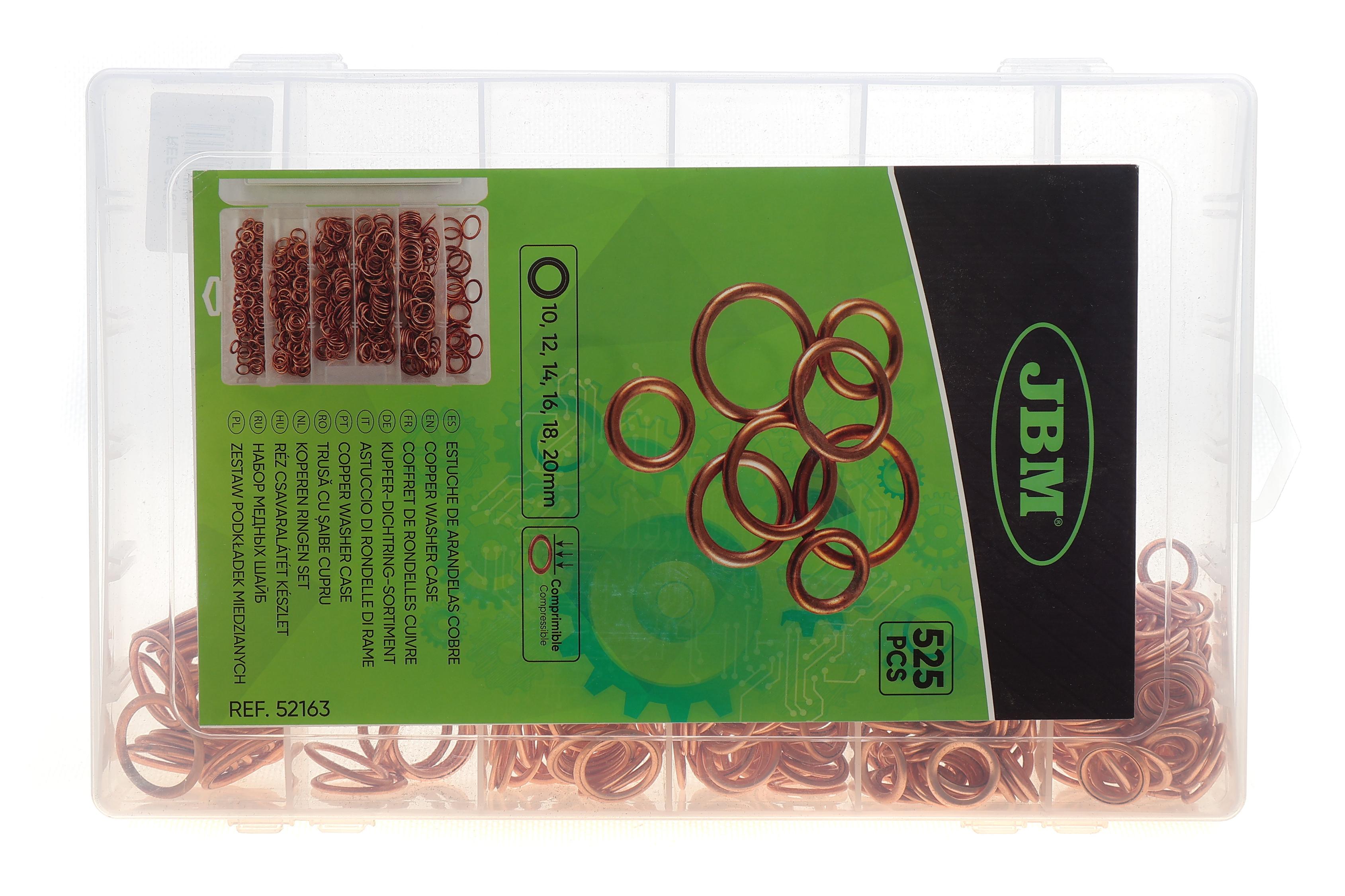 Набір шайб мідних 525 од.