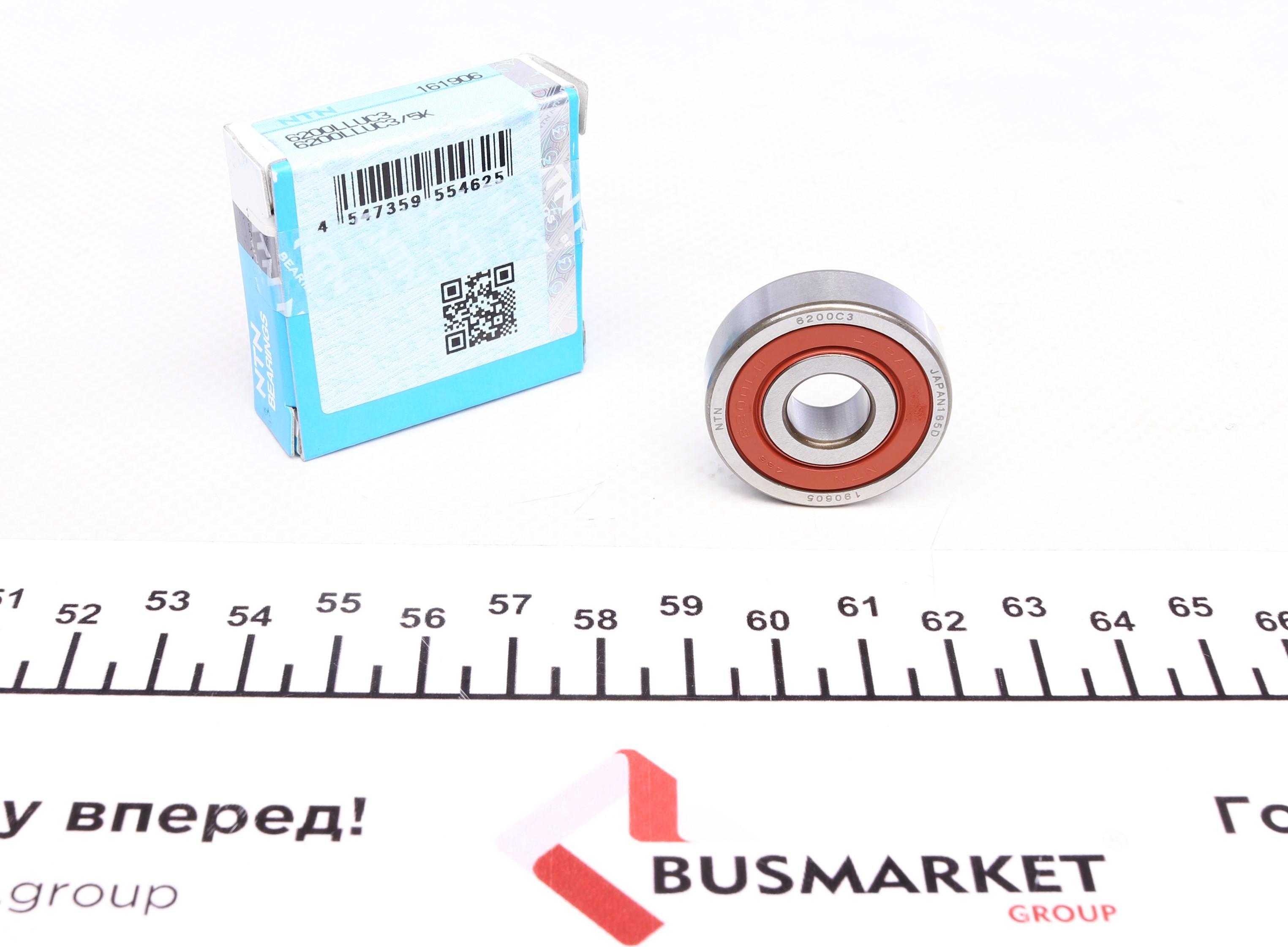 Підшипник (10x30x9) (6200.LLB)