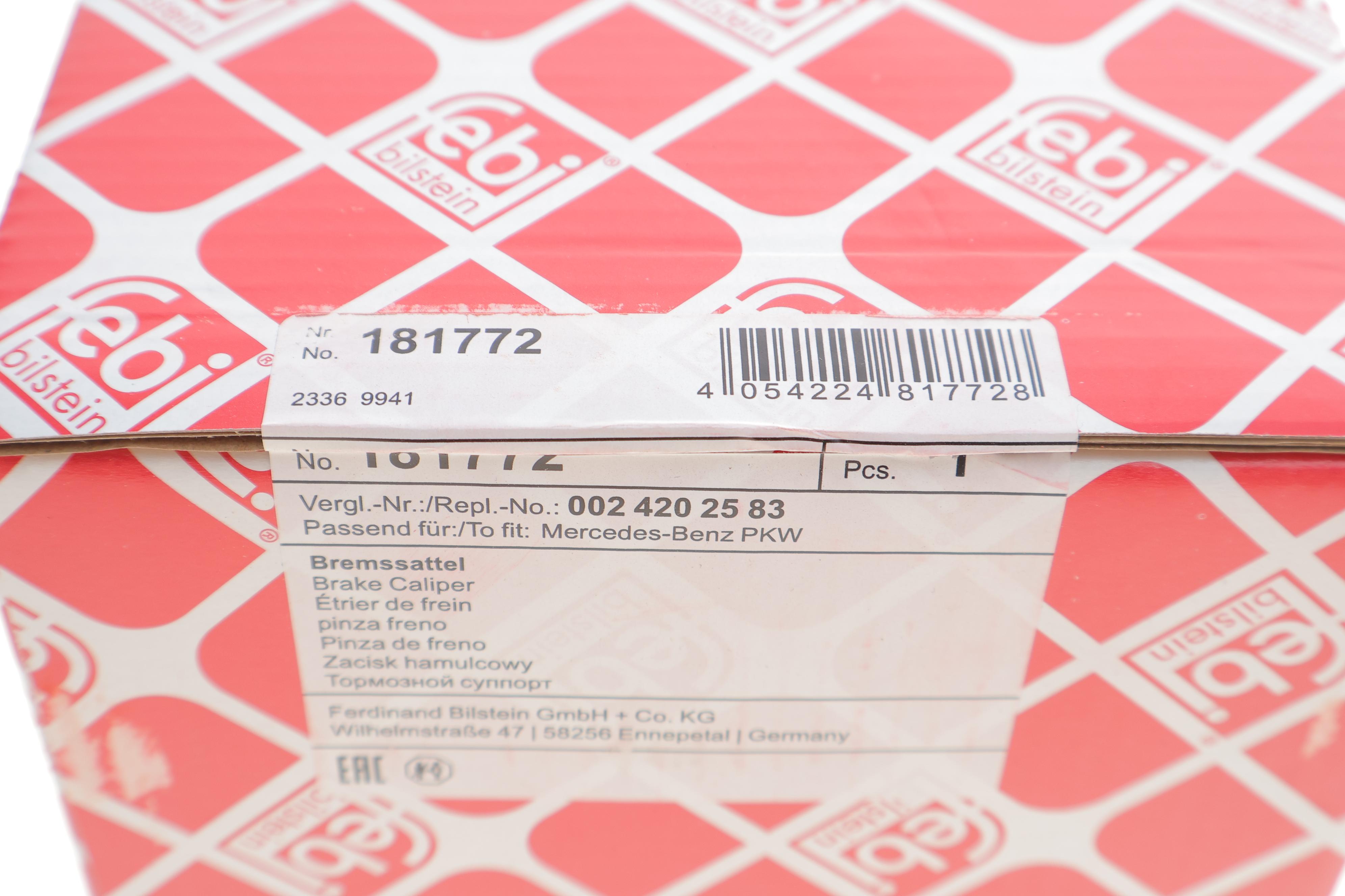 Суппорт тормозной (задний) (L) MB E-class (W211) 02-13 (d=42mm)