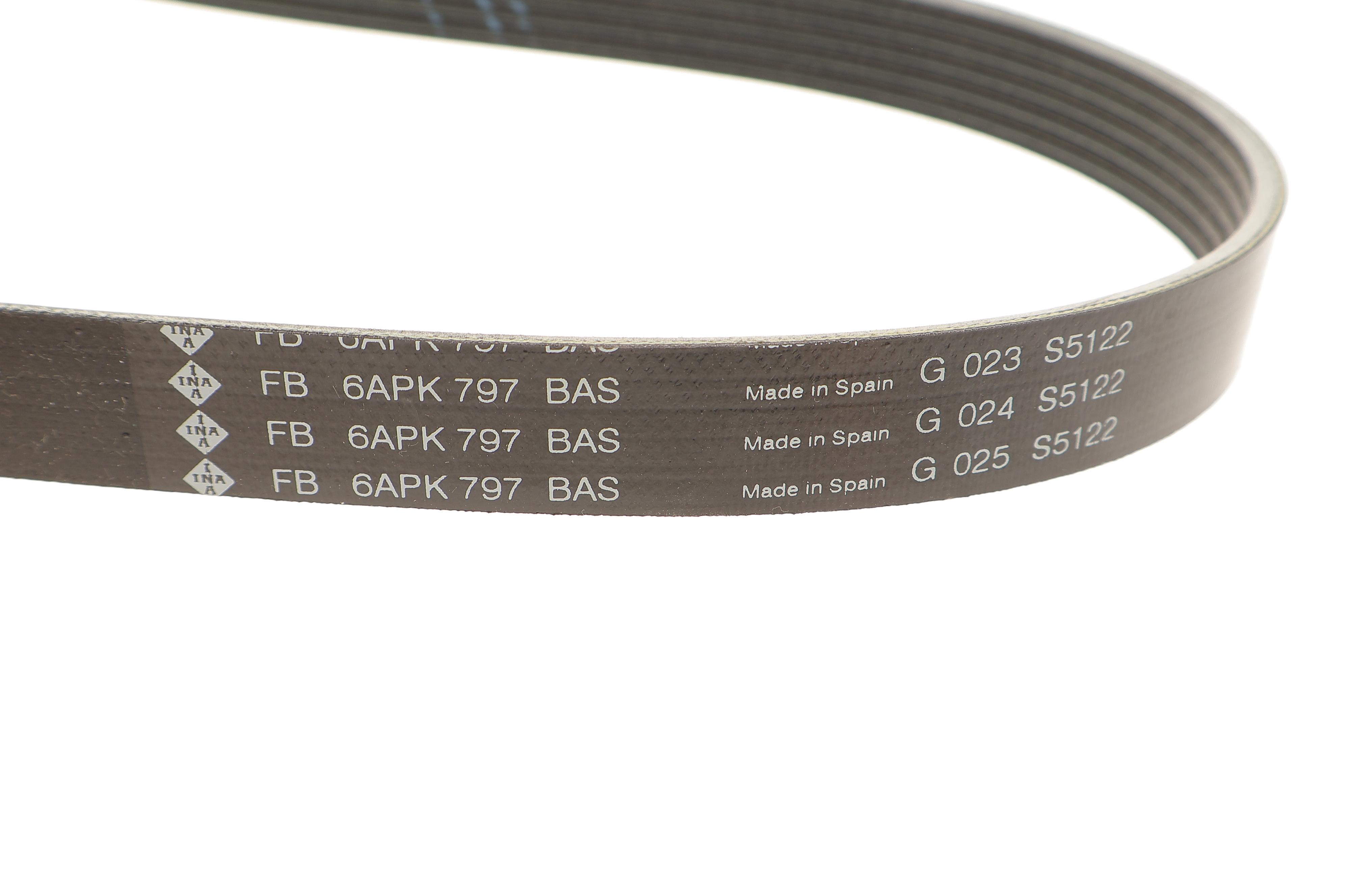 Ремінь генератора Opel Grandland X 1.6 Turbo Hybrid 19- (6APK797)